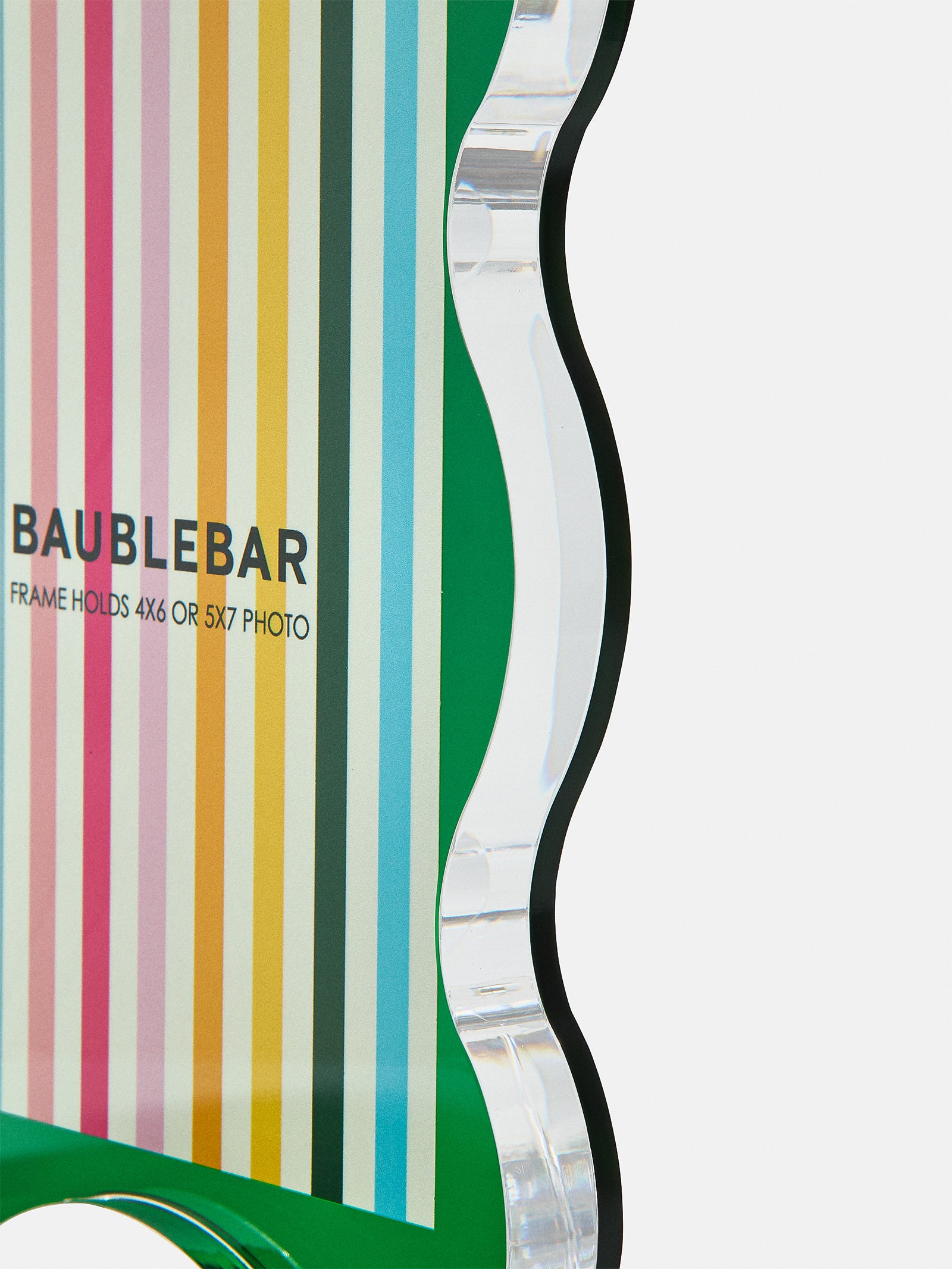 Picture Perfect Vertical Acrylic Frame - Retro Wavy Shape - Image 8