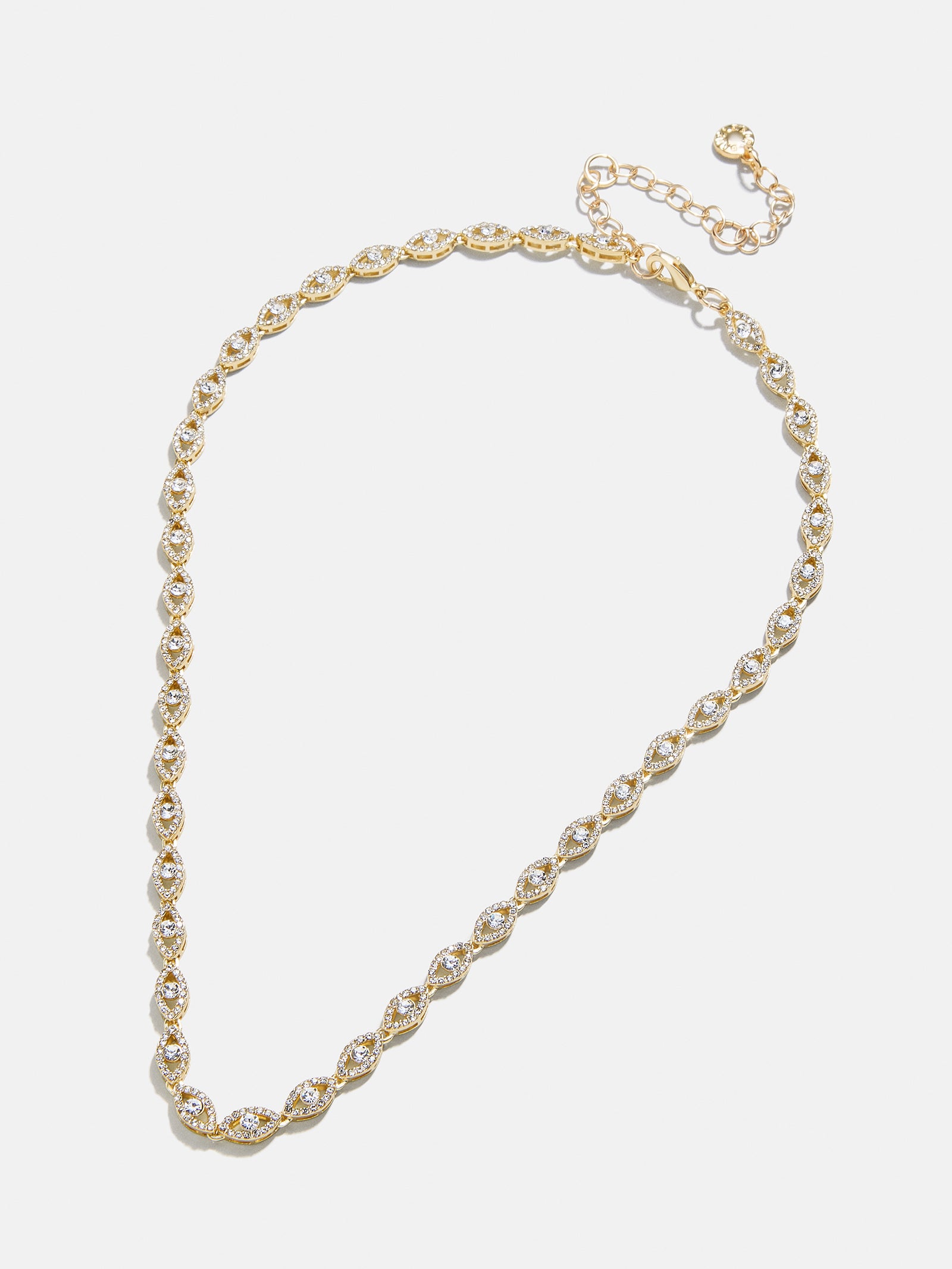 Evil Eye On Repeat Tennis Necklace - Gold/Pav?? - Image 4
