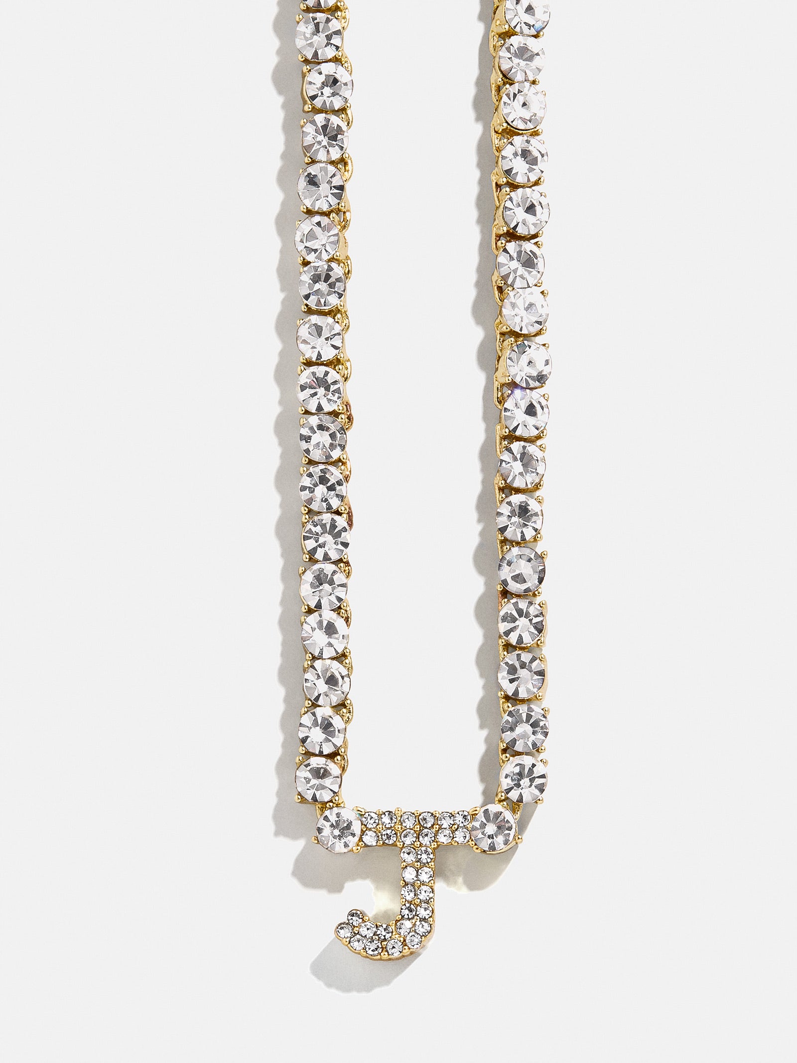 Initial Tennis Necklace - Gold/Pav?? - Image 12