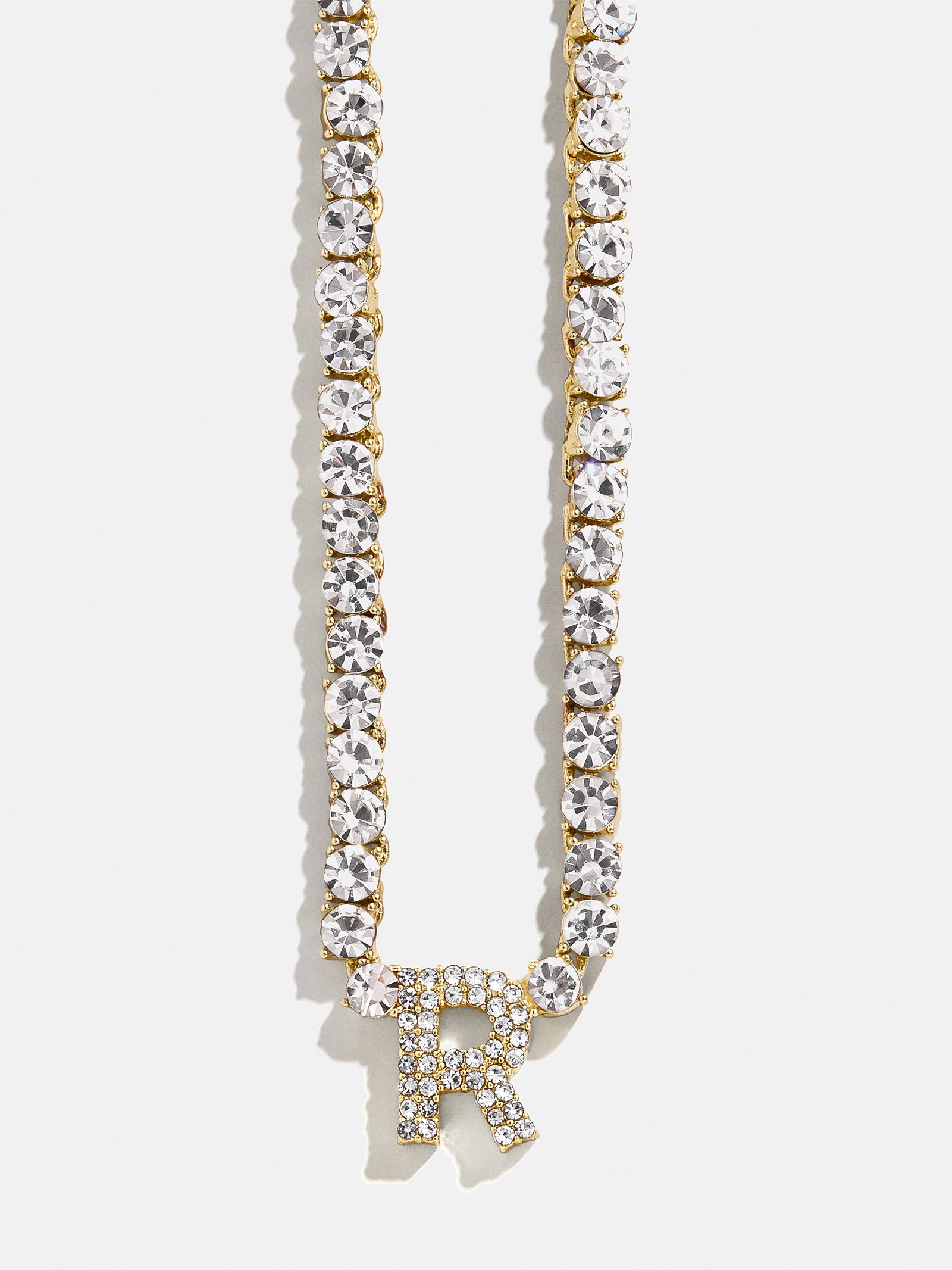 Initial Tennis Necklace - Gold/Pav?? - Image 19