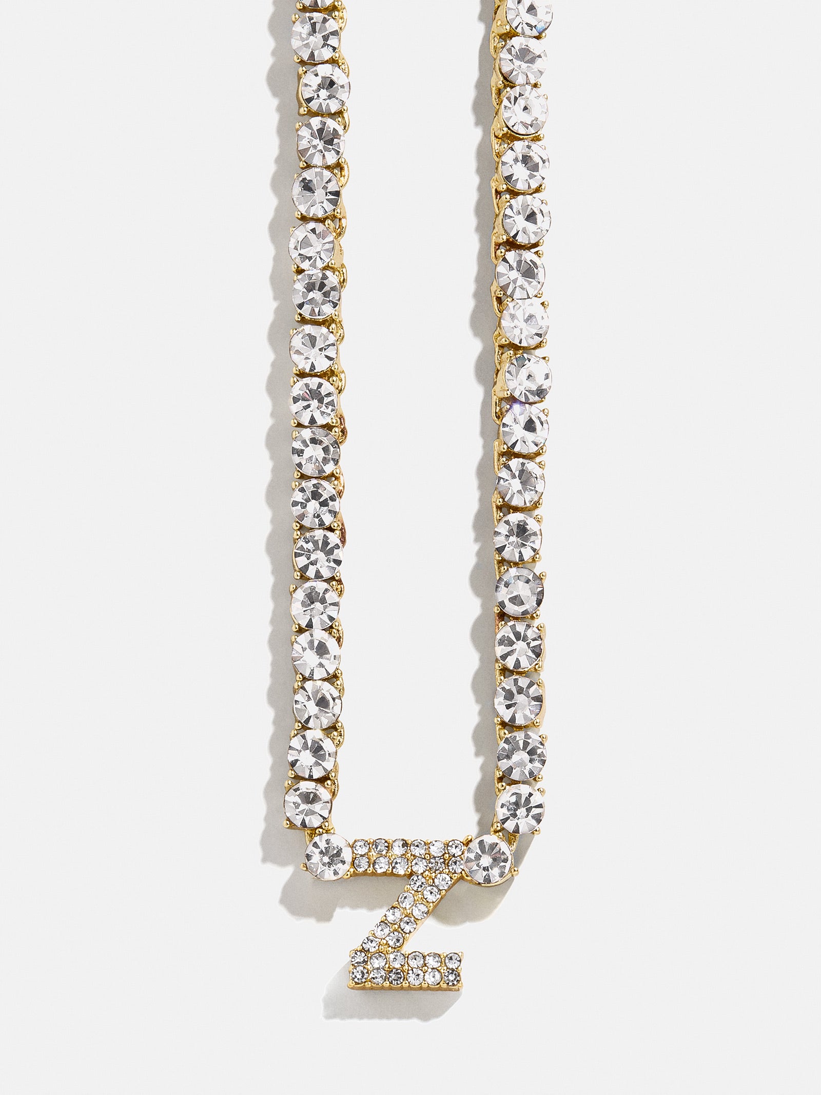 Initial Tennis Necklace - Gold/Pav?? - Image 24