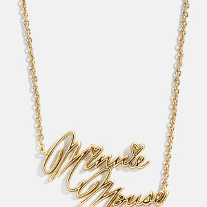Disney Character Signature Necklace - Minnie Mouse