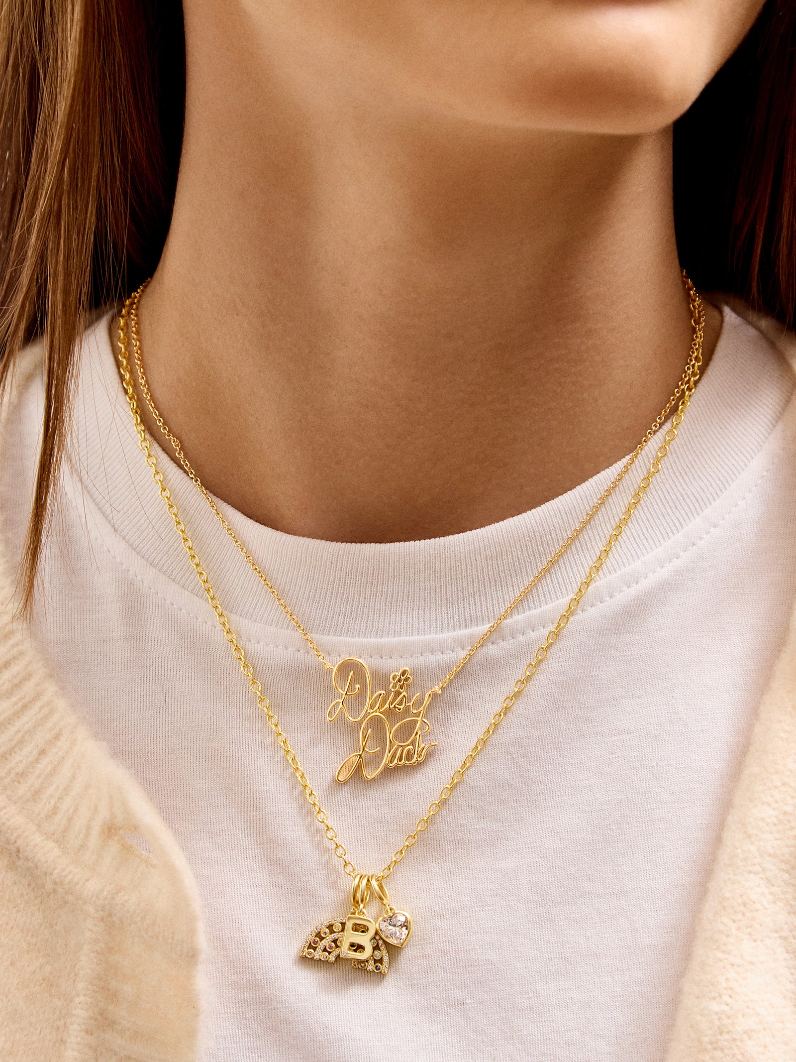 Disney Character Signature Necklace - Daisy Duck - Image 2