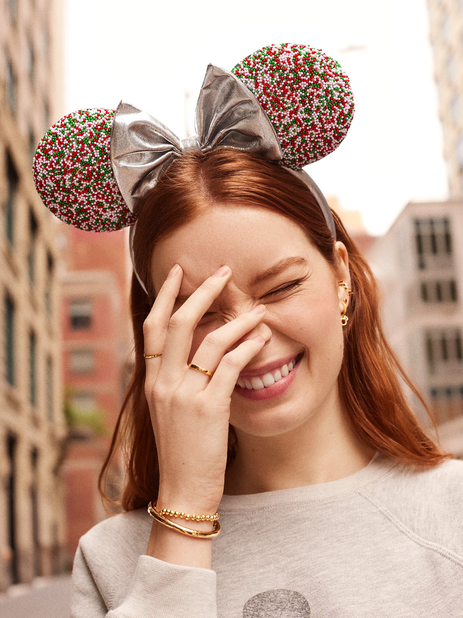 Disney Minnie Mouse Cherry Confetti Ears Headband - Minnie Mouse Cherry Confetti Ears Headband - Image 2