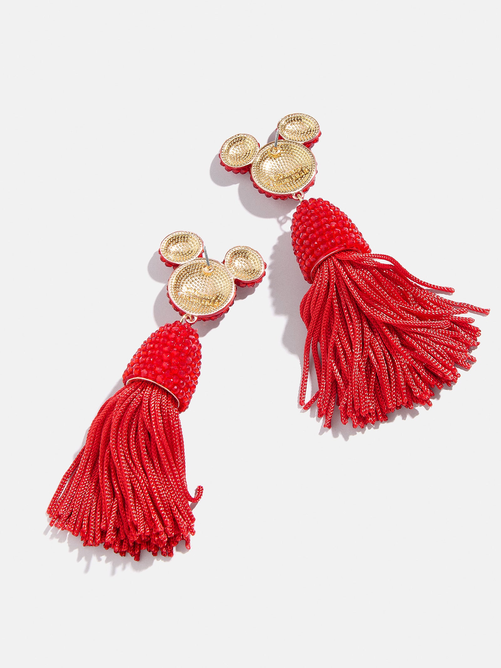Disney Mickey Mouse Tassel Earrings - Red - Image 3