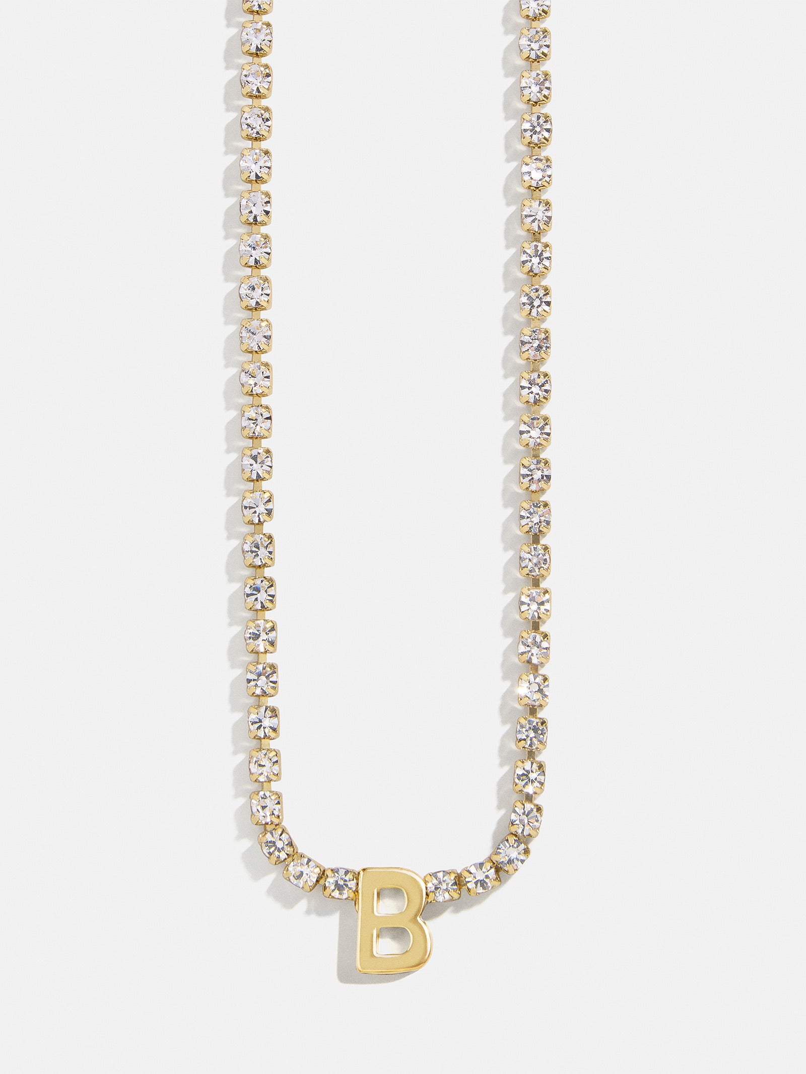 Ruth Initial Tennis Necklace - Gold/Pav?? - Image 5