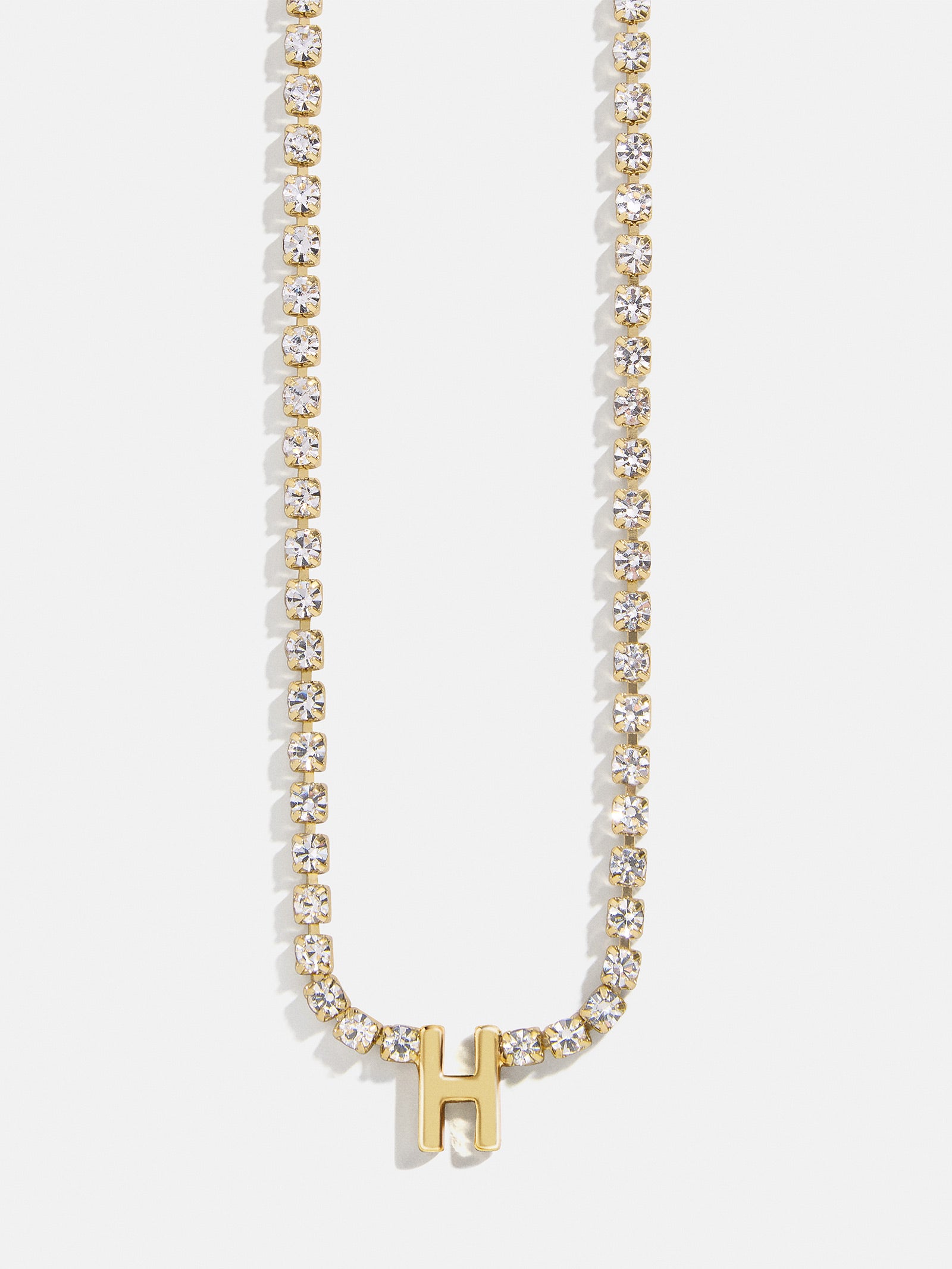 Ruth Initial Tennis Necklace - Gold/Pav?? - Image 11