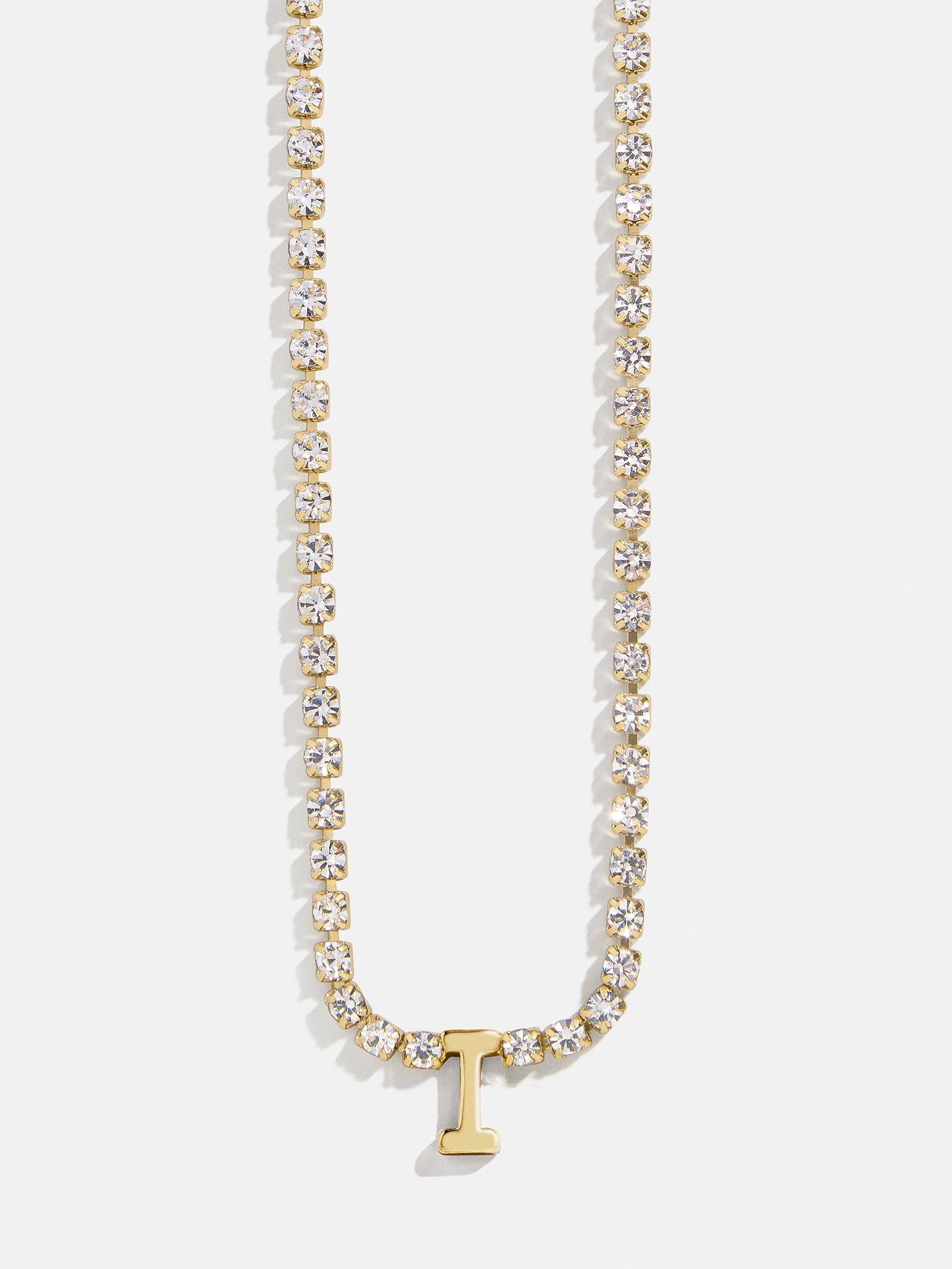 Ruth Initial Tennis Necklace - Gold/Pav?? - Image 12