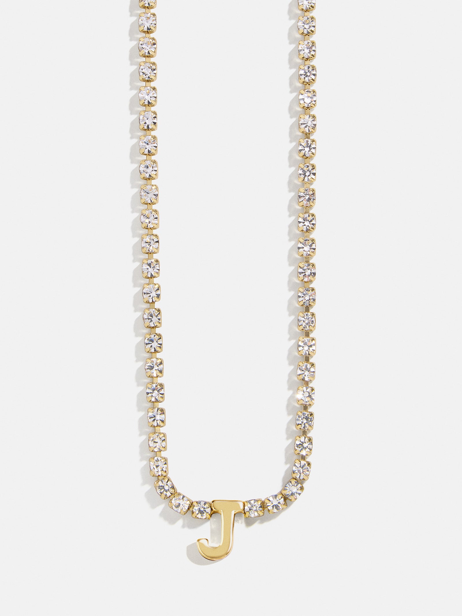 Ruth Initial Tennis Necklace - Gold/Pav?? - Image 13