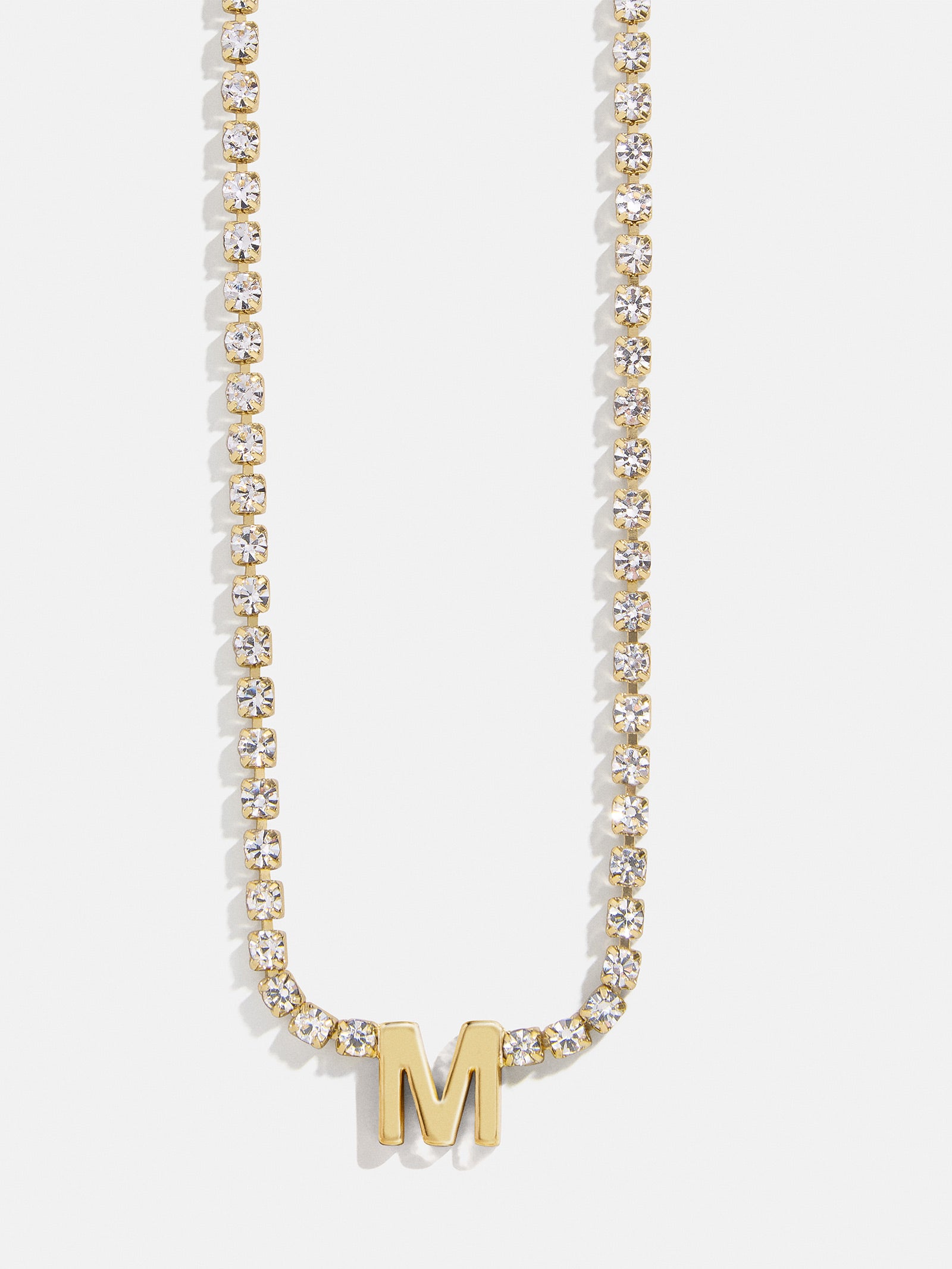 Ruth Initial Tennis Necklace - Gold/Pav?? - Image 16
