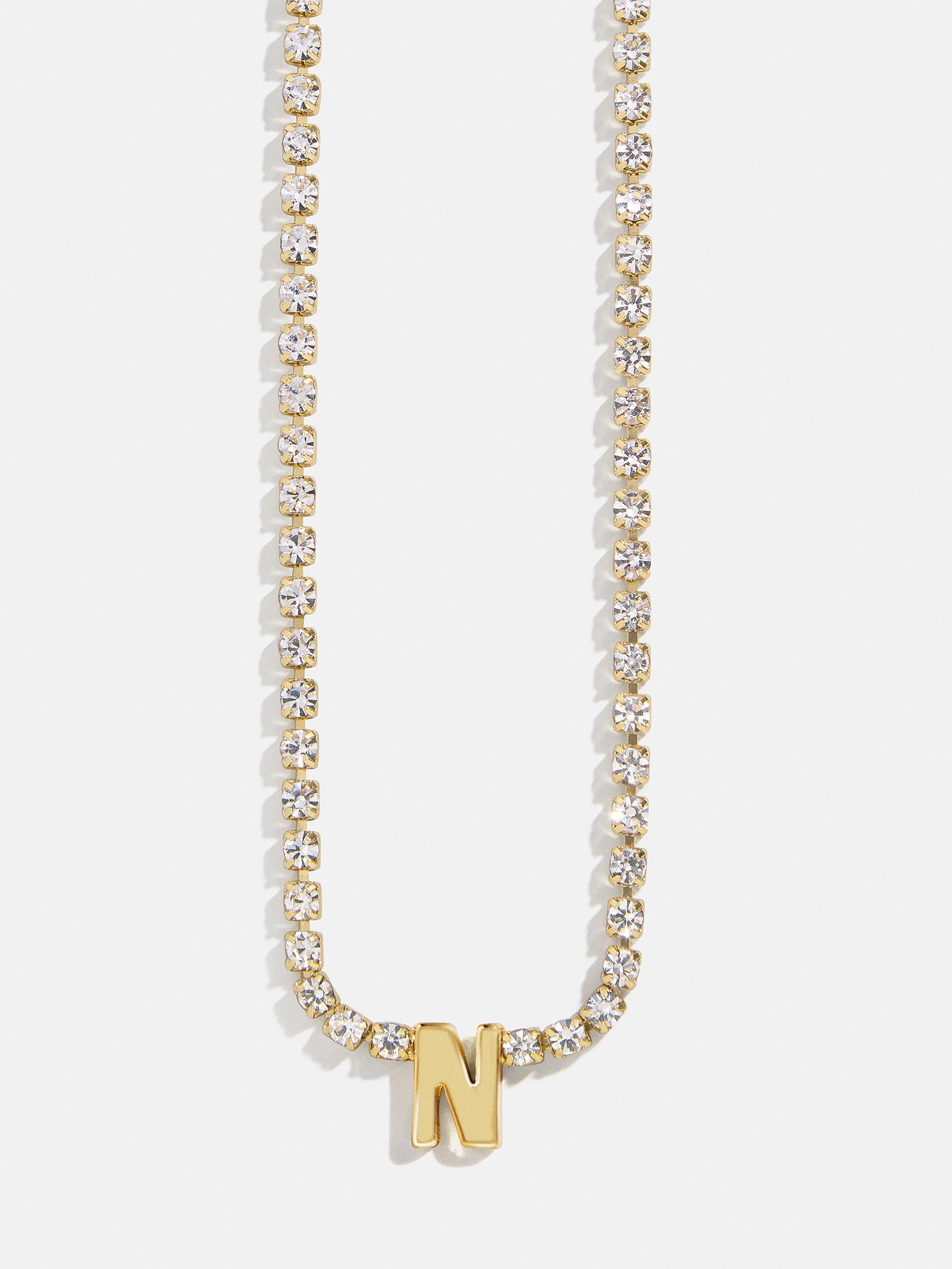 Ruth Initial Tennis Necklace - Gold/Pav?? - Image 17