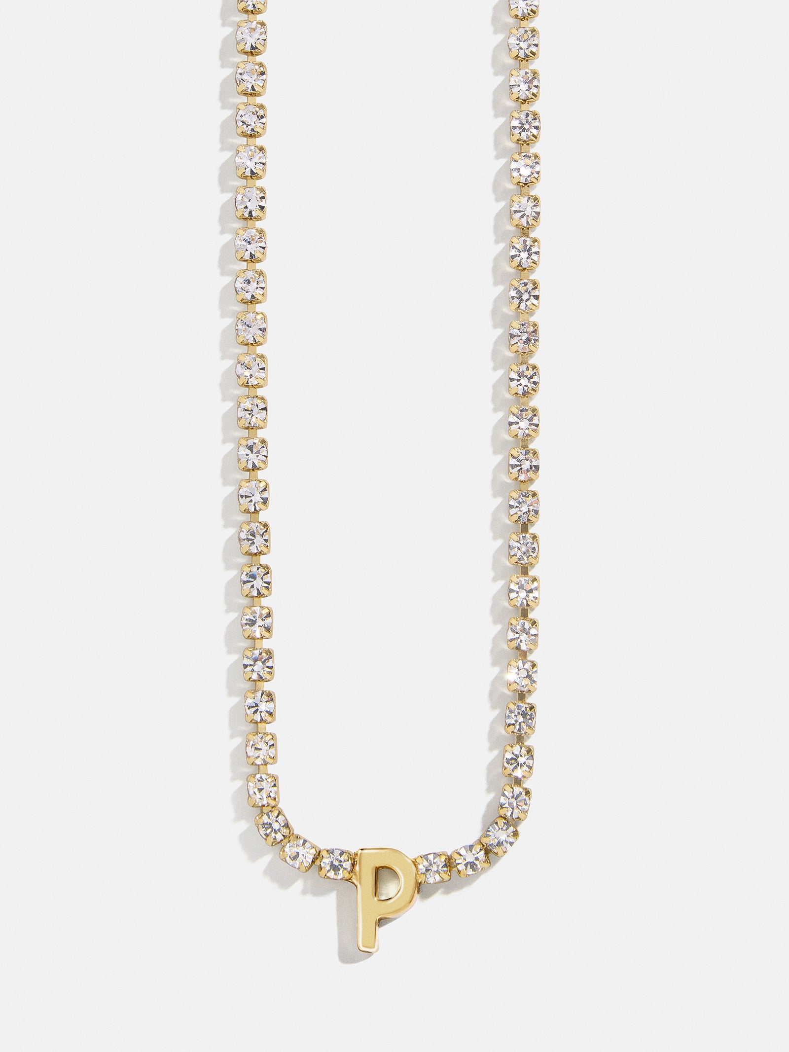 Ruth Initial Tennis Necklace - Gold/Pav?? - Image 19