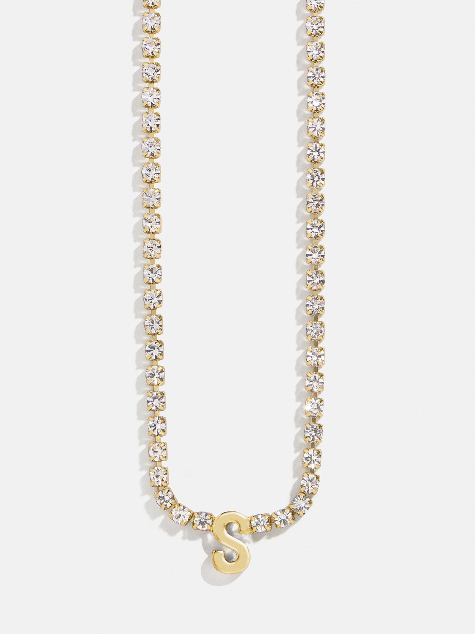Ruth Initial Tennis Necklace - Gold/Pav?? - Image 22