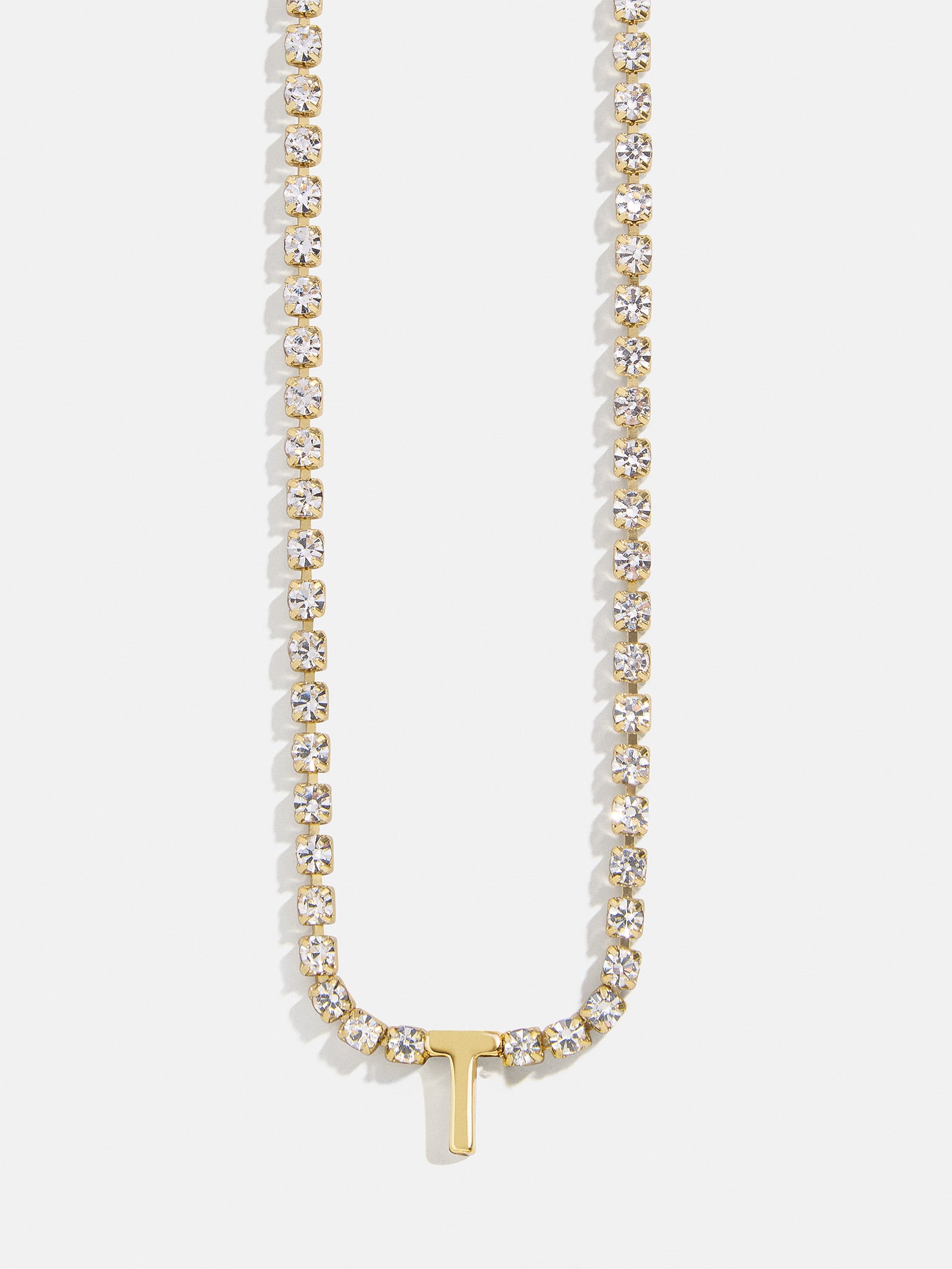 Ruth Initial Tennis Necklace - Gold/Pav?? - Image 23