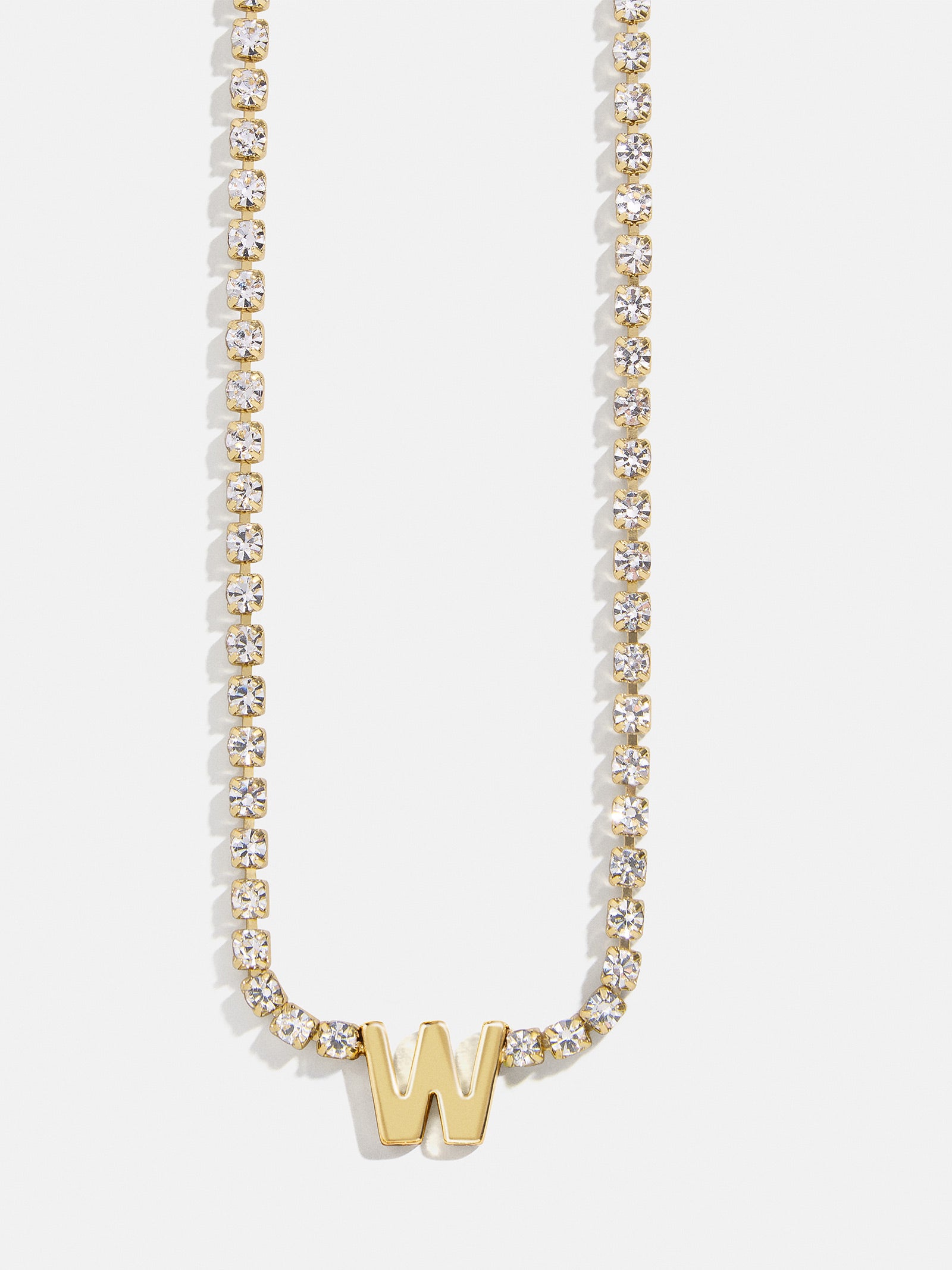 Ruth Initial Tennis Necklace - Gold/Pav?? - Image 26