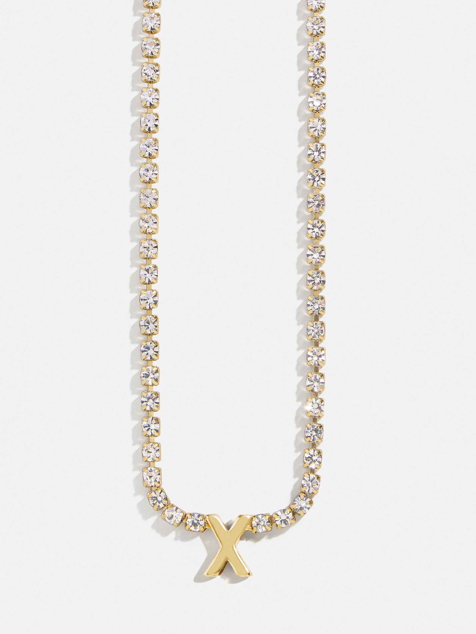 Ruth Initial Tennis Necklace - Gold/Pav?? - Image 27