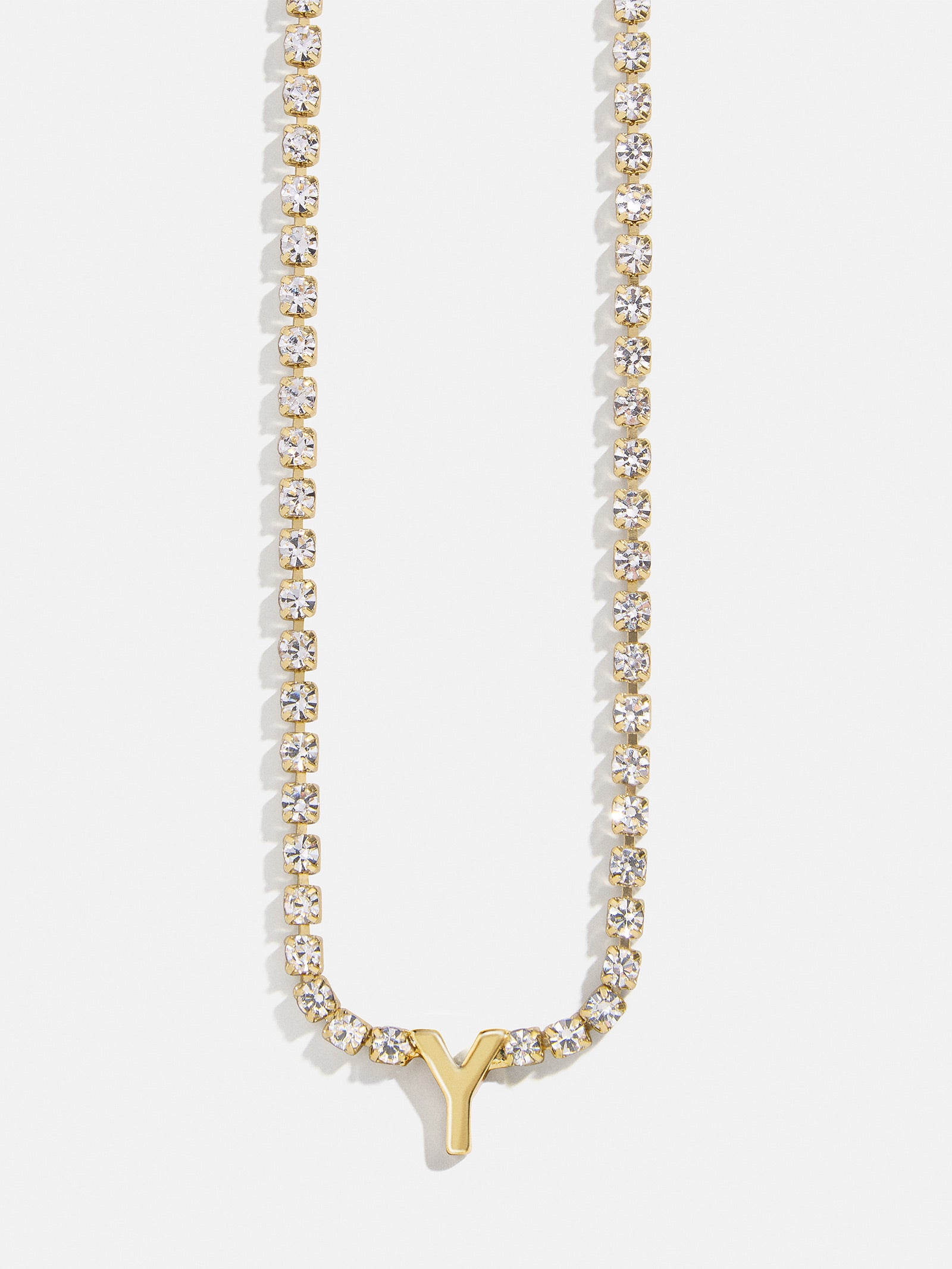 Ruth Initial Tennis Necklace - Gold/Pav?? - Image 28