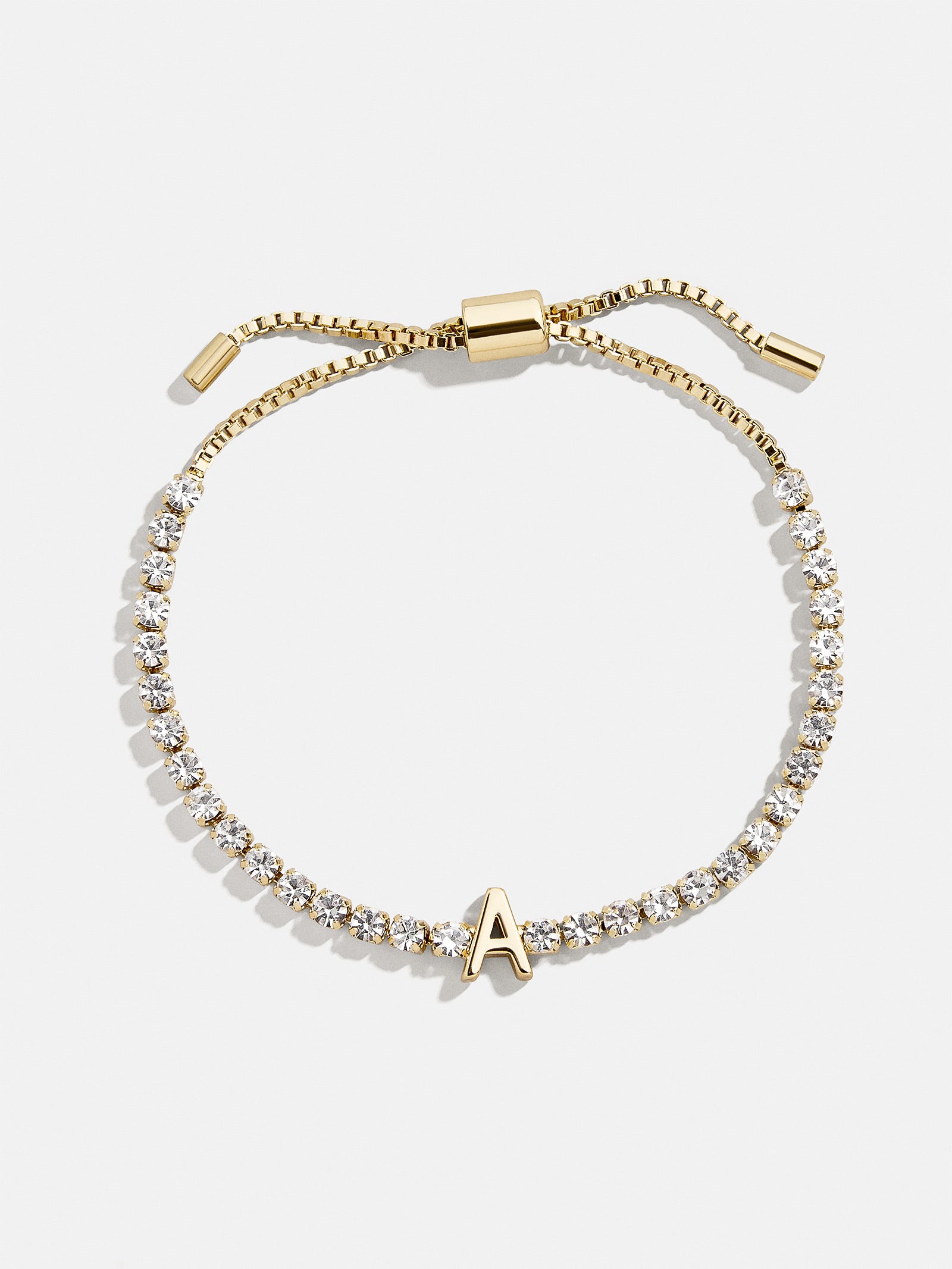 Lyanna Initial Tennis Bracelet - Gold/Pav?? - Image 4