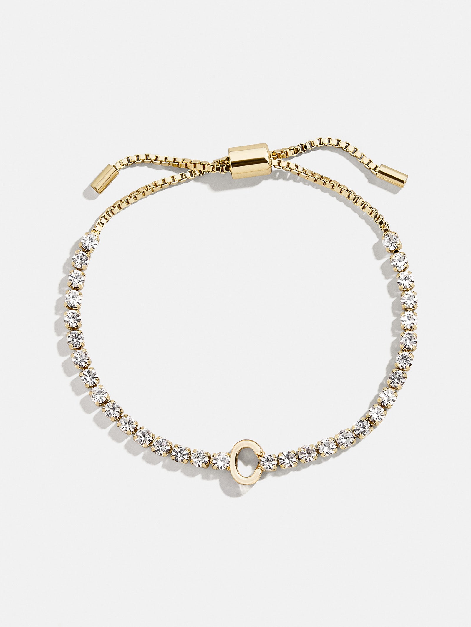 Lyanna Initial Tennis Bracelet - Gold/Pav?? - Image 6