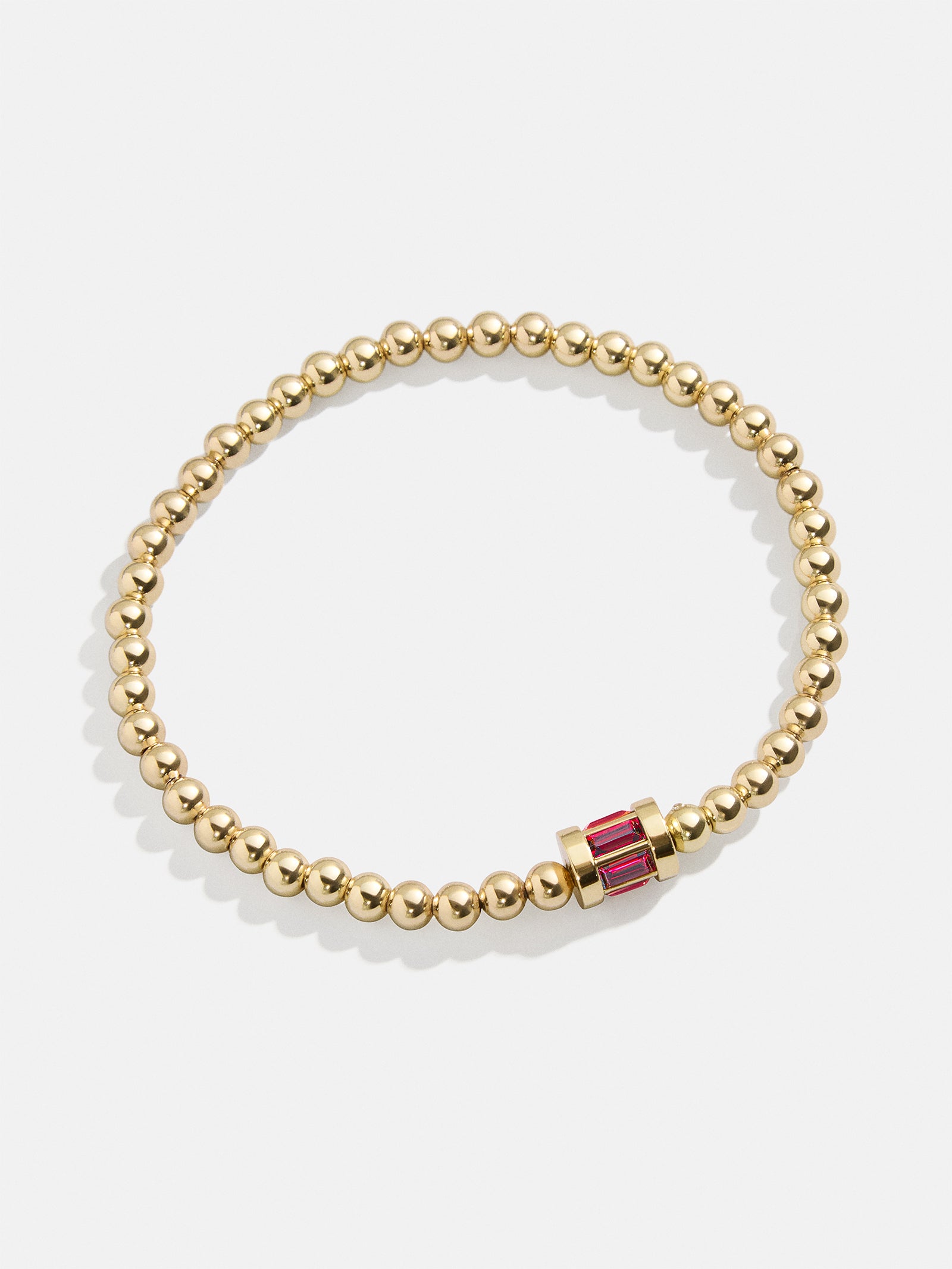 Tatum Birthstone Bracelet - Garnet - Image 4