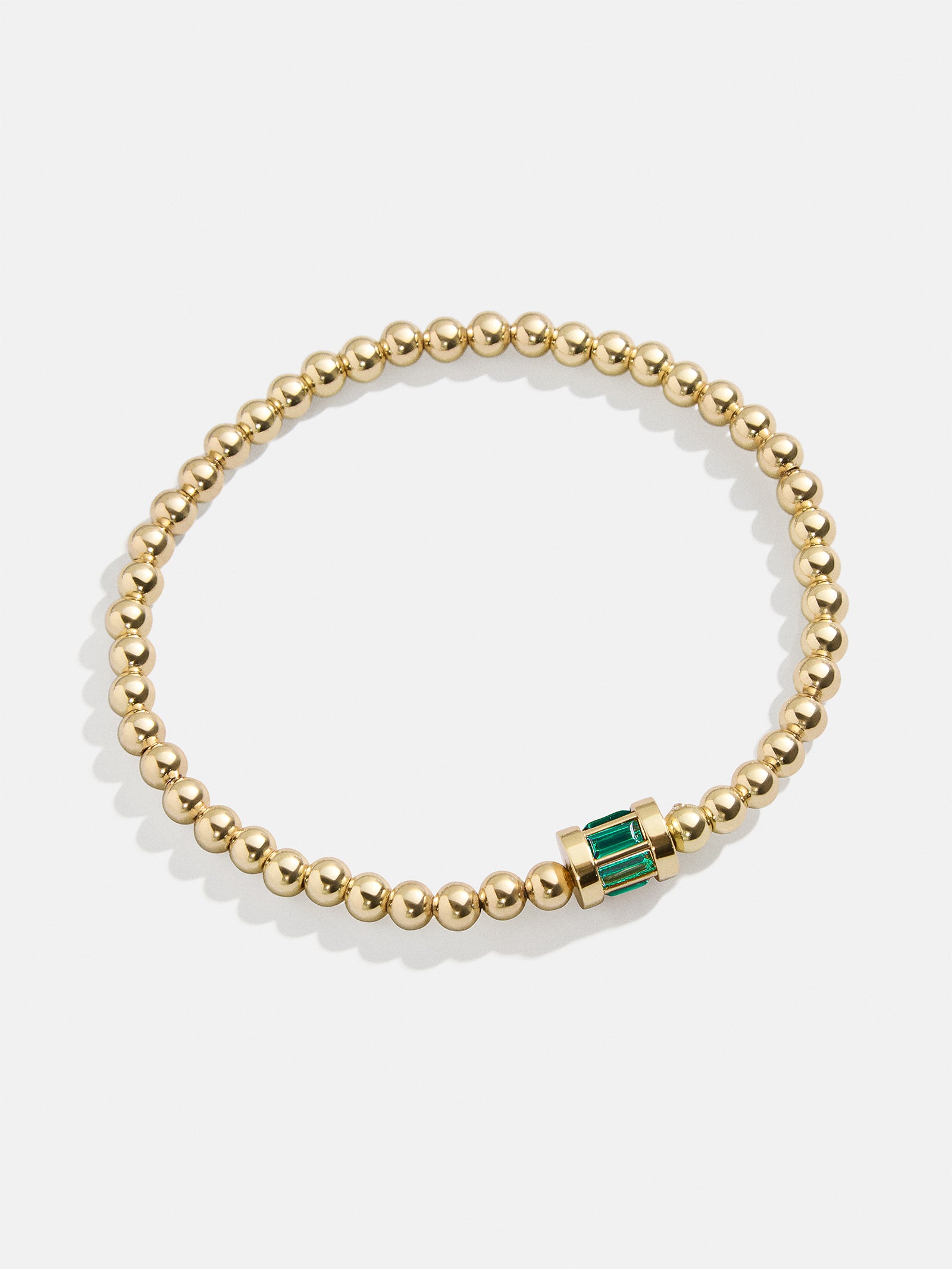 Tatum Birthstone Bracelet - Emerald - Image 4