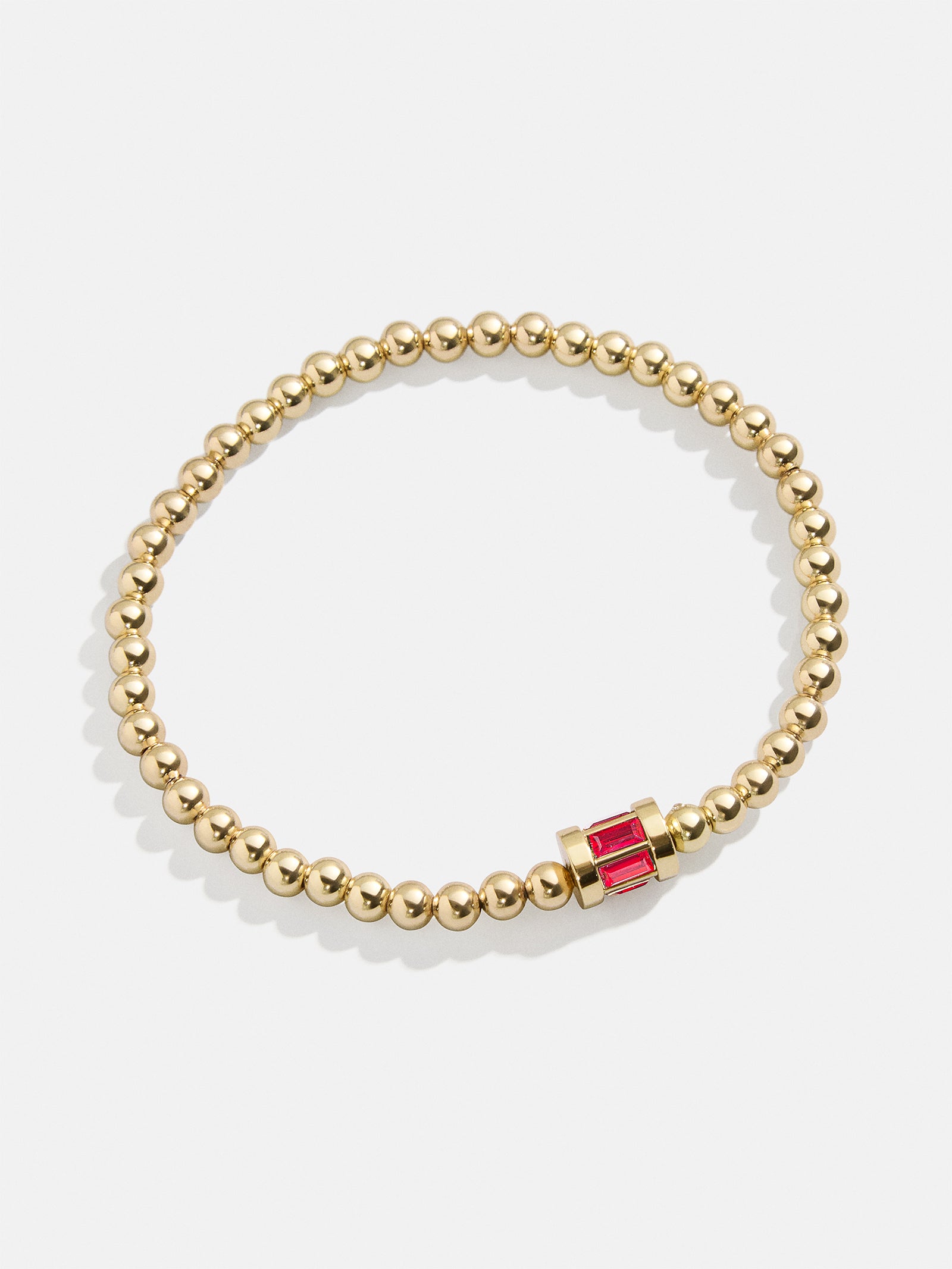 Tatum Birthstone Bracelet - Ruby - Image 4
