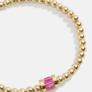 Tatum Birthstone Bracelet - Rose