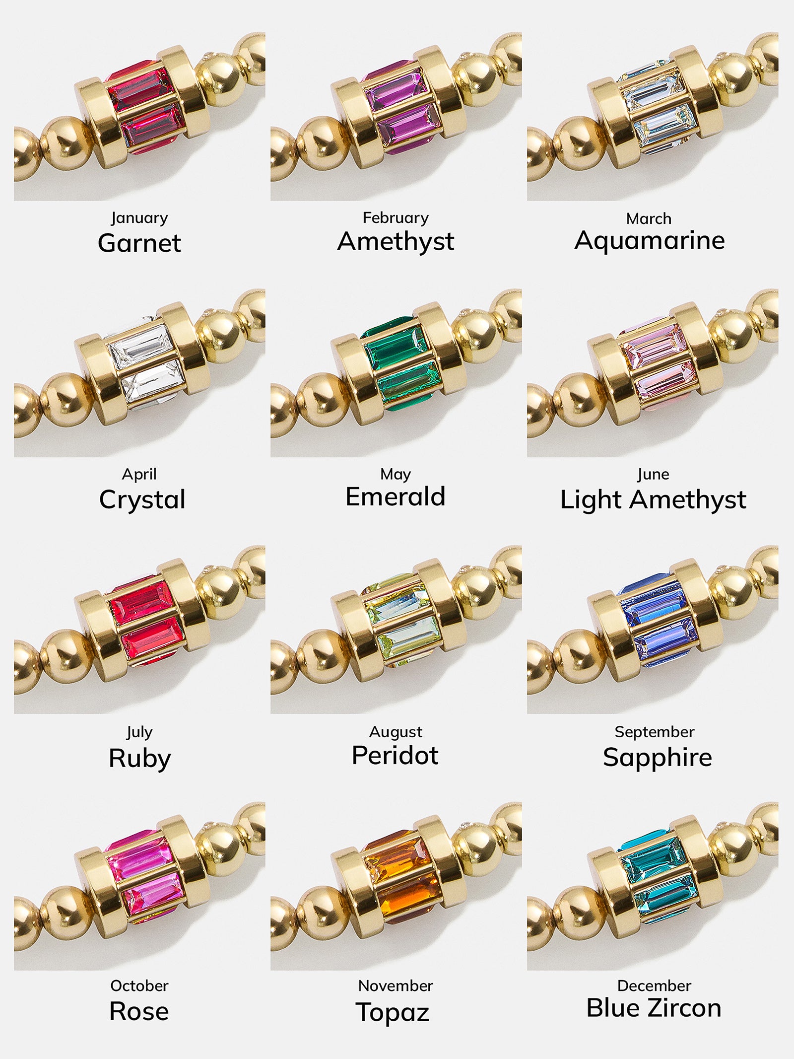 Tatum Birthstone Bracelet - Emerald - Image 5