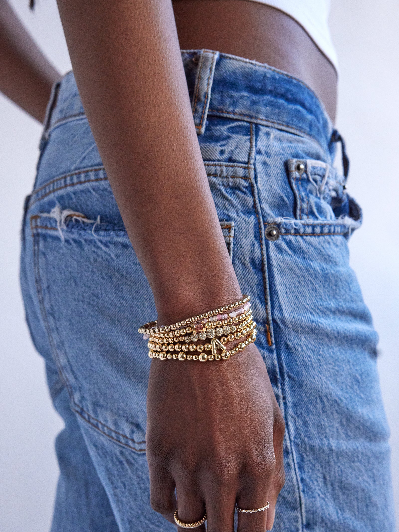 Tatum Birthstone Bracelet - Light Amethyst - Image 2