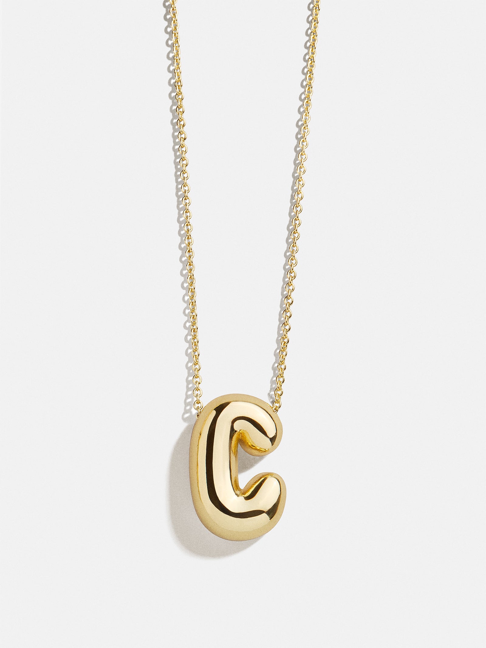 Kids' Bubble Initial Necklace - Gold - Image 5