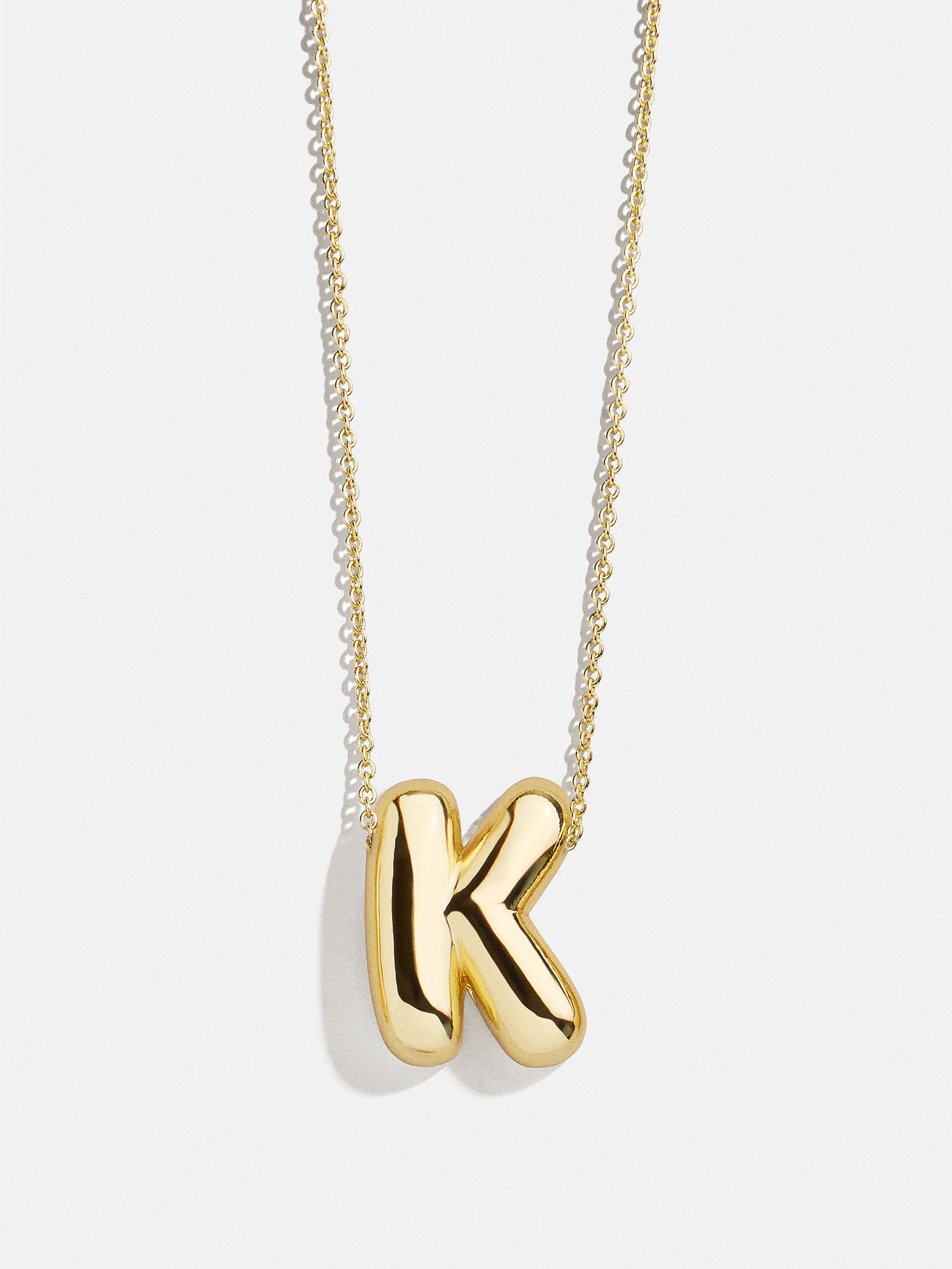 Kids' Bubble Initial Necklace - Gold - Image 13