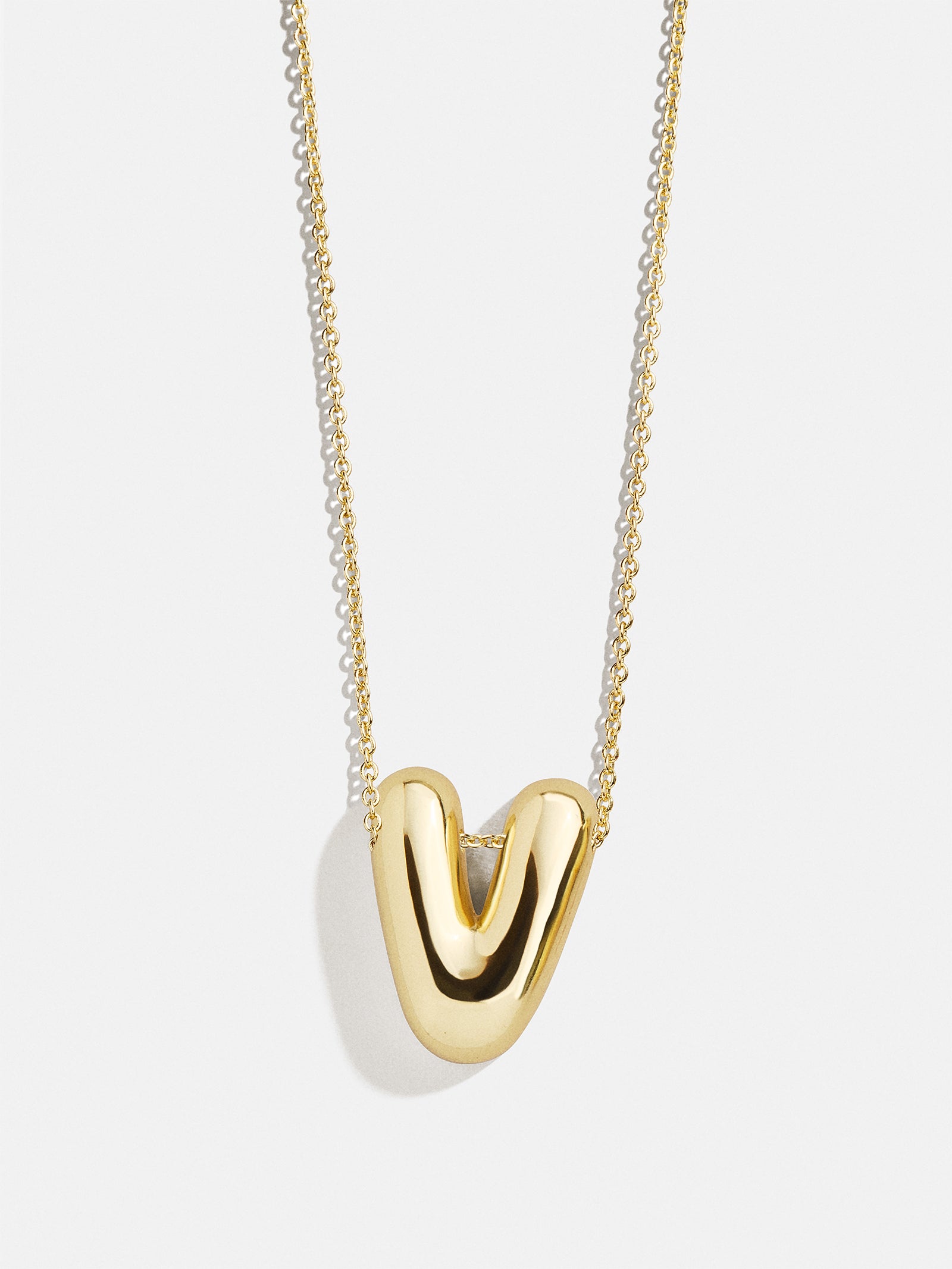 Kids' Bubble Initial Necklace - Gold - Image 24