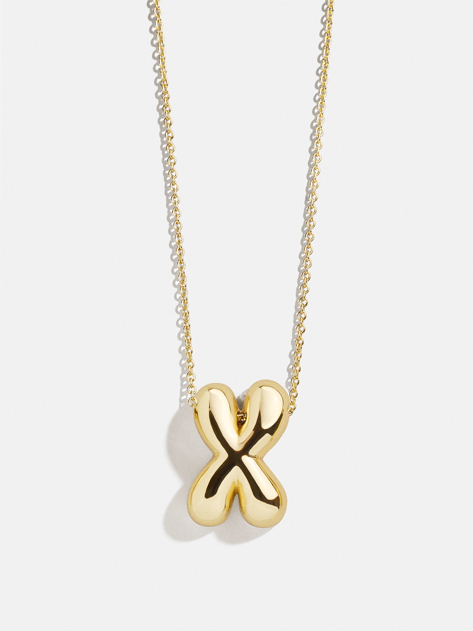 Kids' Bubble Initial Necklace - Gold - Image 26
