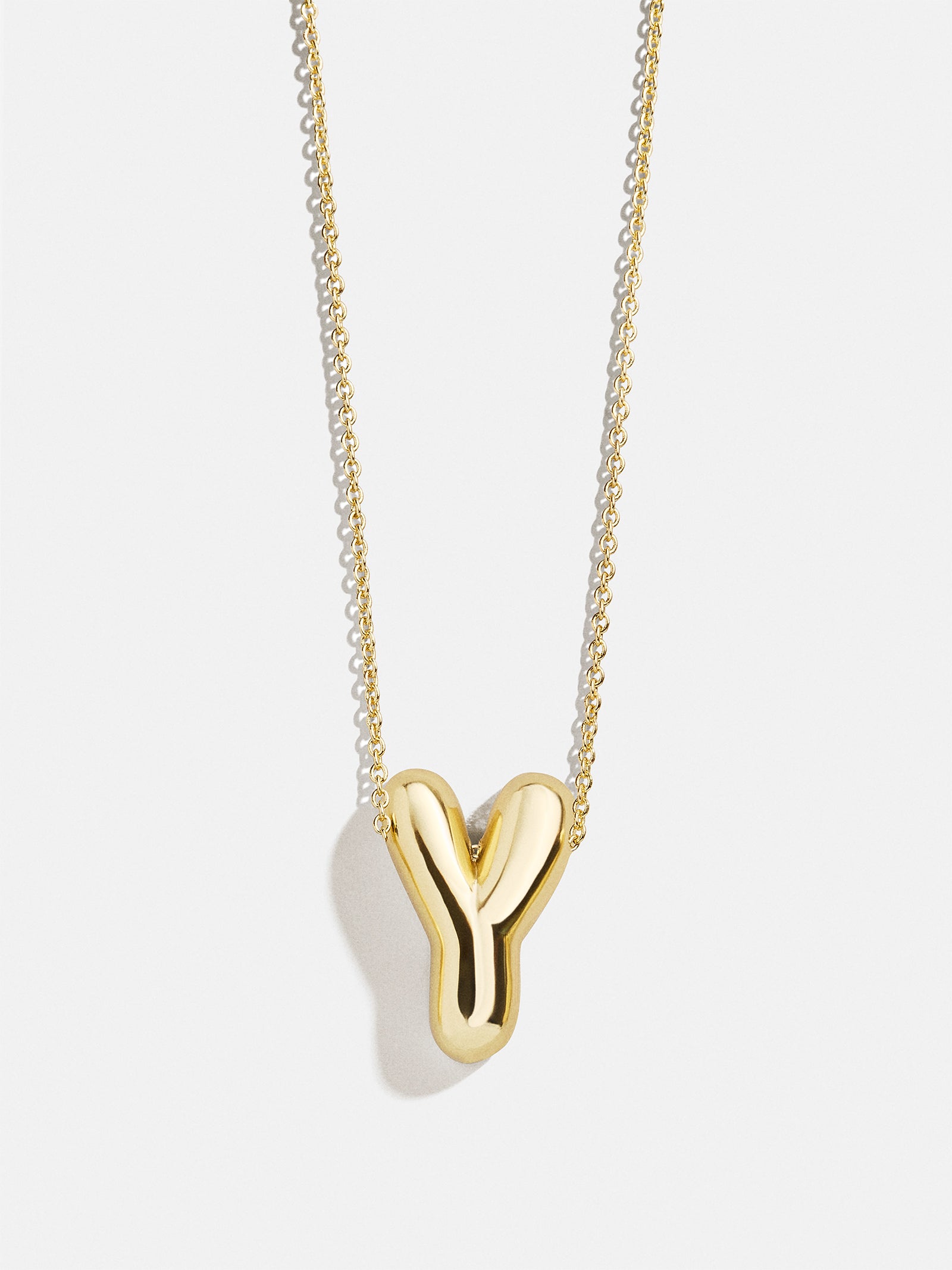 Kids' Bubble Initial Necklace - Gold - Image 27