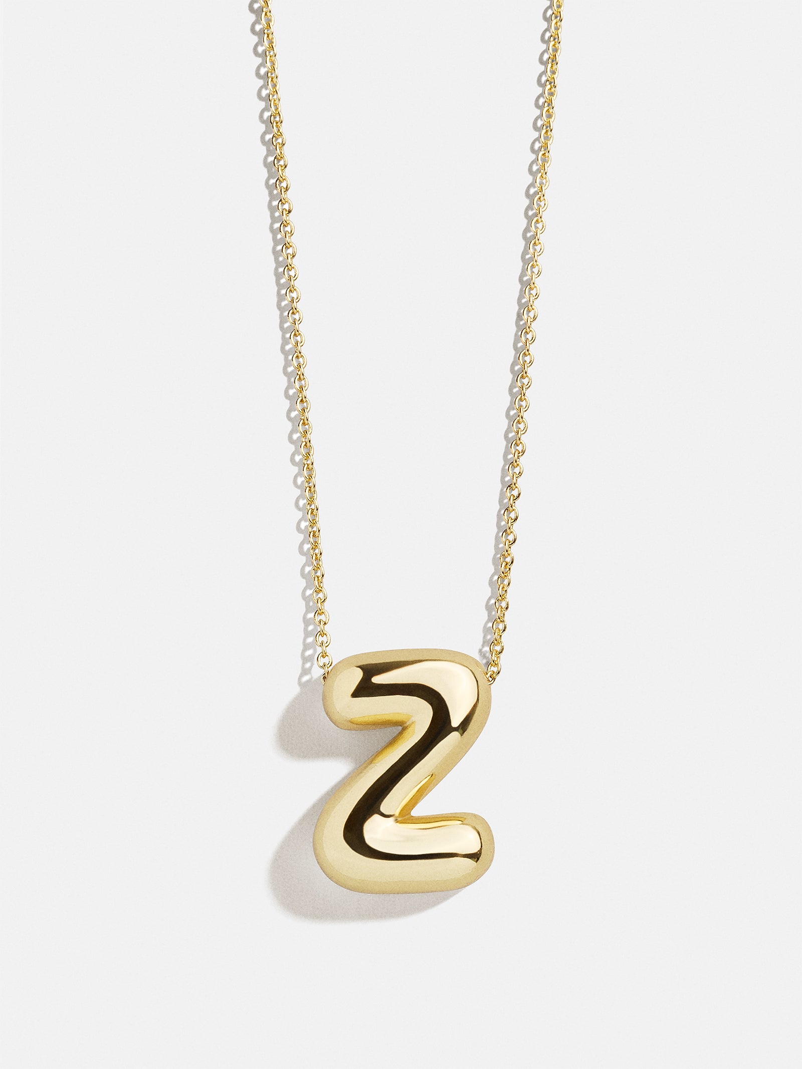Kids' Bubble Initial Necklace - Gold - Image 28