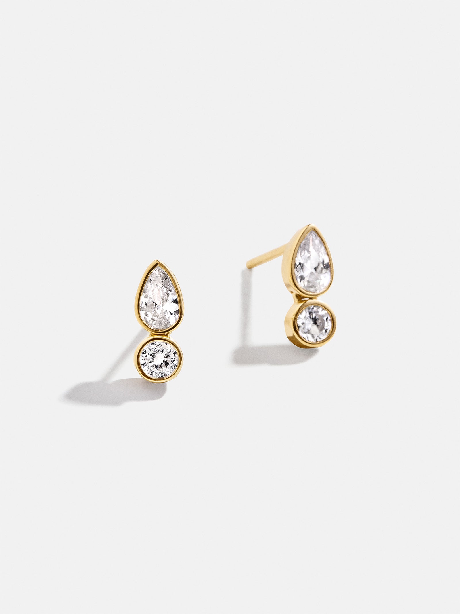 Livia 18K Gold Earrings - Gold/Pav??