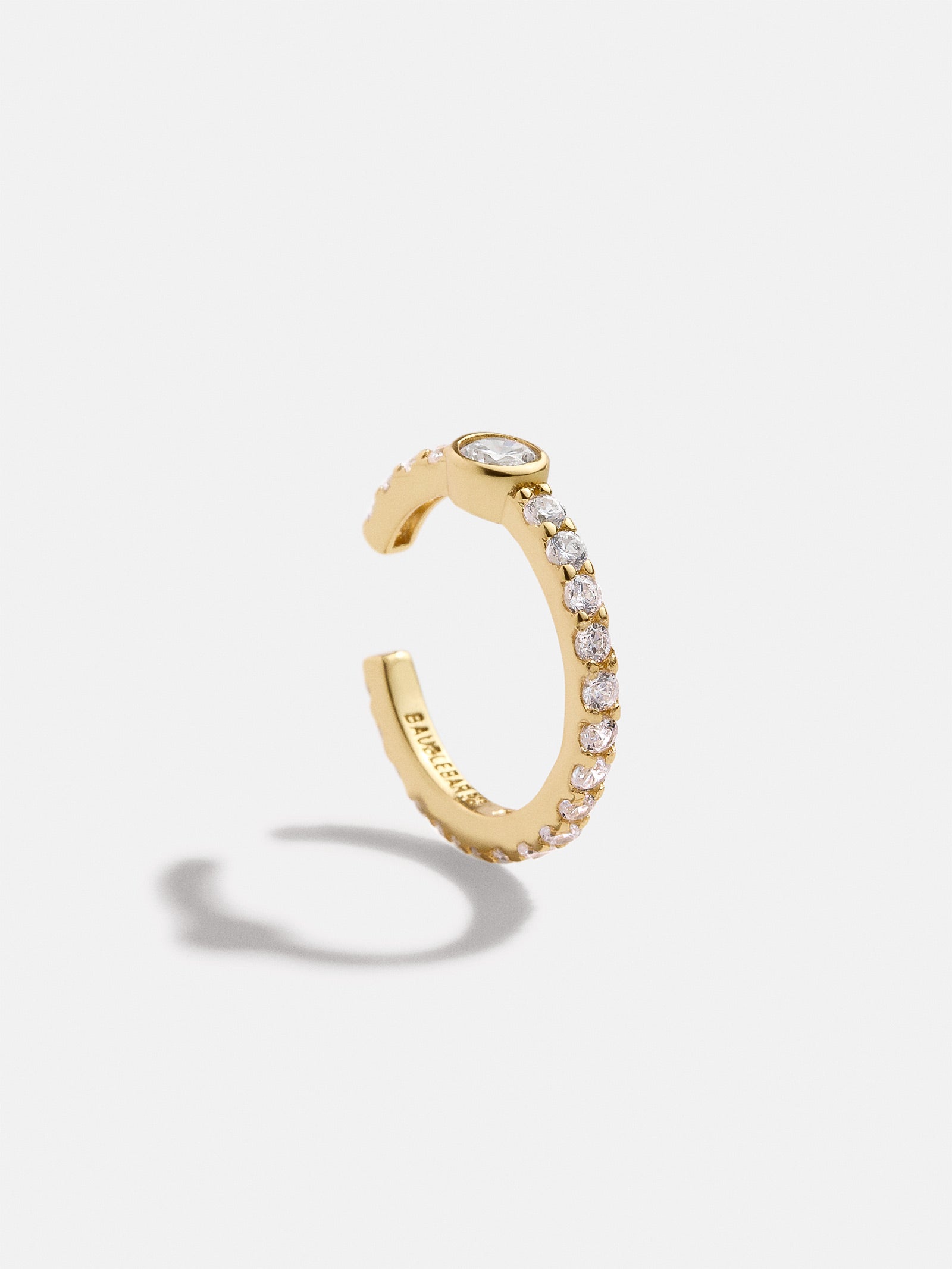 Dani 18K Gold Ear Cuff - Gold/Pav?? - Image 4