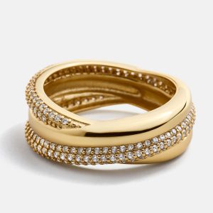 Ramona 18K Gold Ring - Gold/Pav??