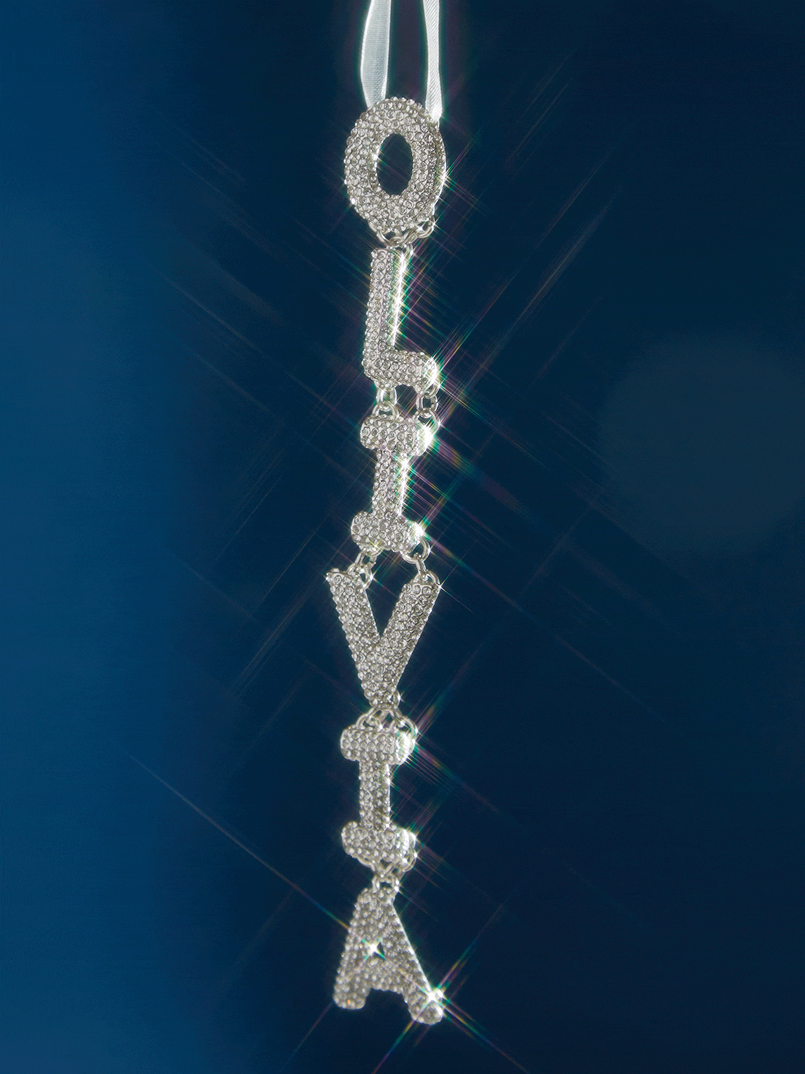 Love At Frost Sight Custom Ornament - Silver - Image 4