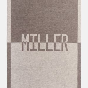 Spell It Out Custom Blanket - Light Brown/Dark Brown