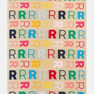 Upside Down & All Around Custom Blanket - Beige/Multi