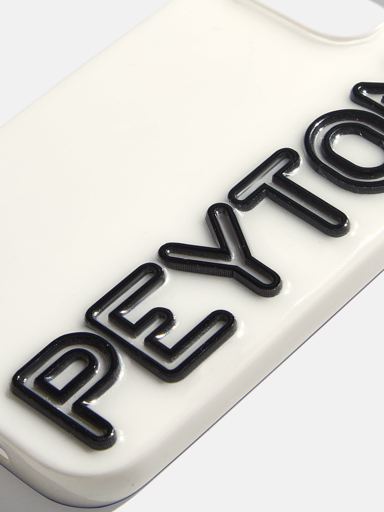 Fine Line Custom iPhone Case - White/Black - Image 2