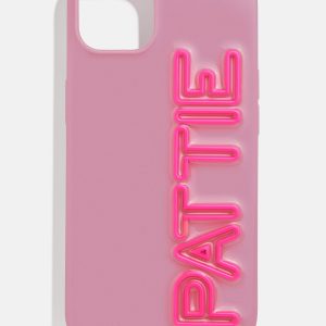 Fine Line Custom iPhone Case - Dark Purple/Hot Pink
