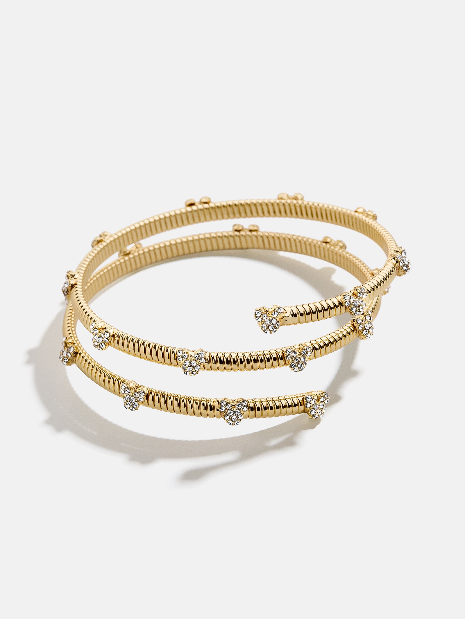 Disney Pav?? Mickey Mouse Cuff Bracelet - Gold/Pav?? - Image 3