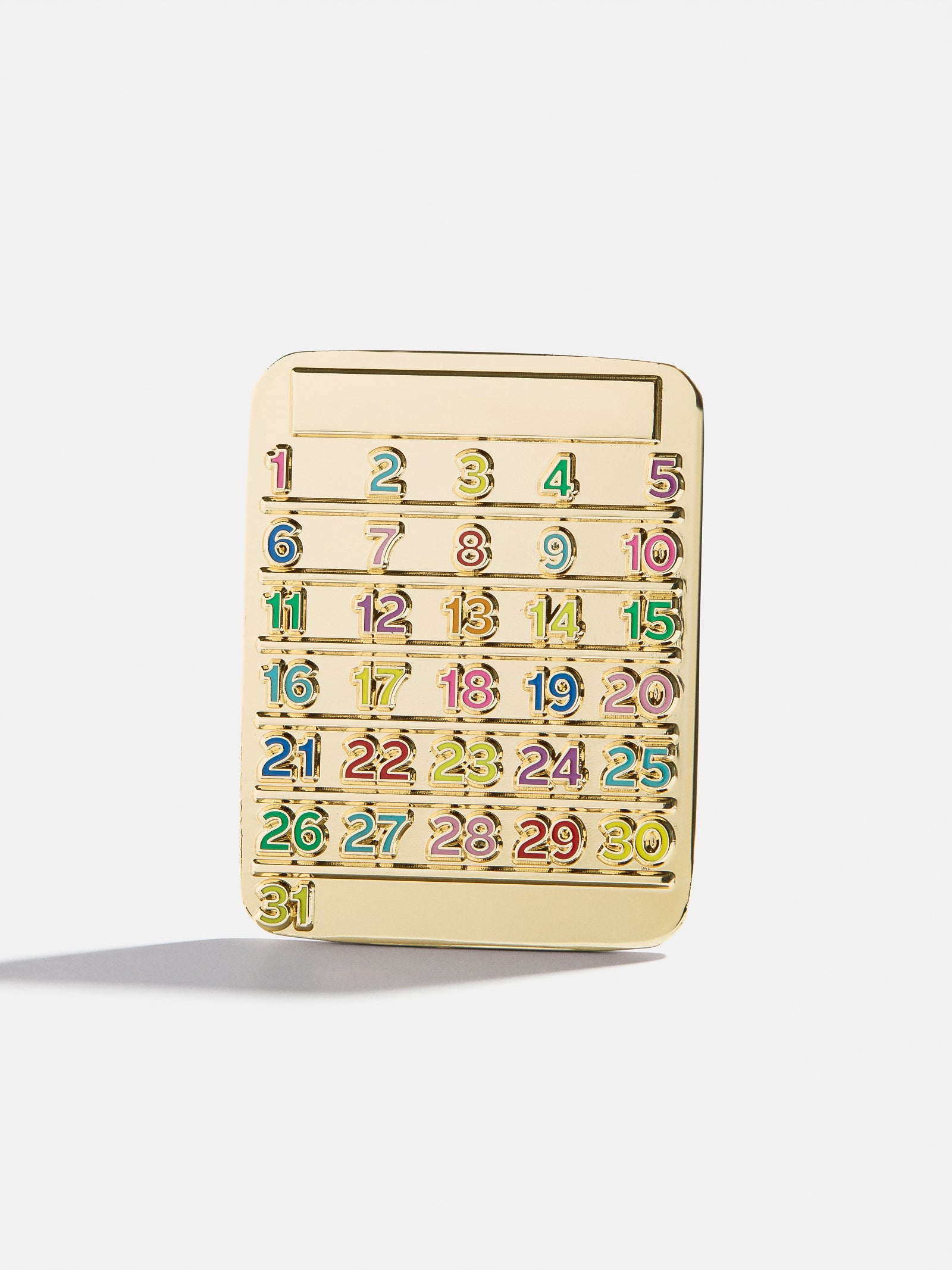 Disney Mickey Mouse Adjustable Calendar Pin - Gold - Image 3