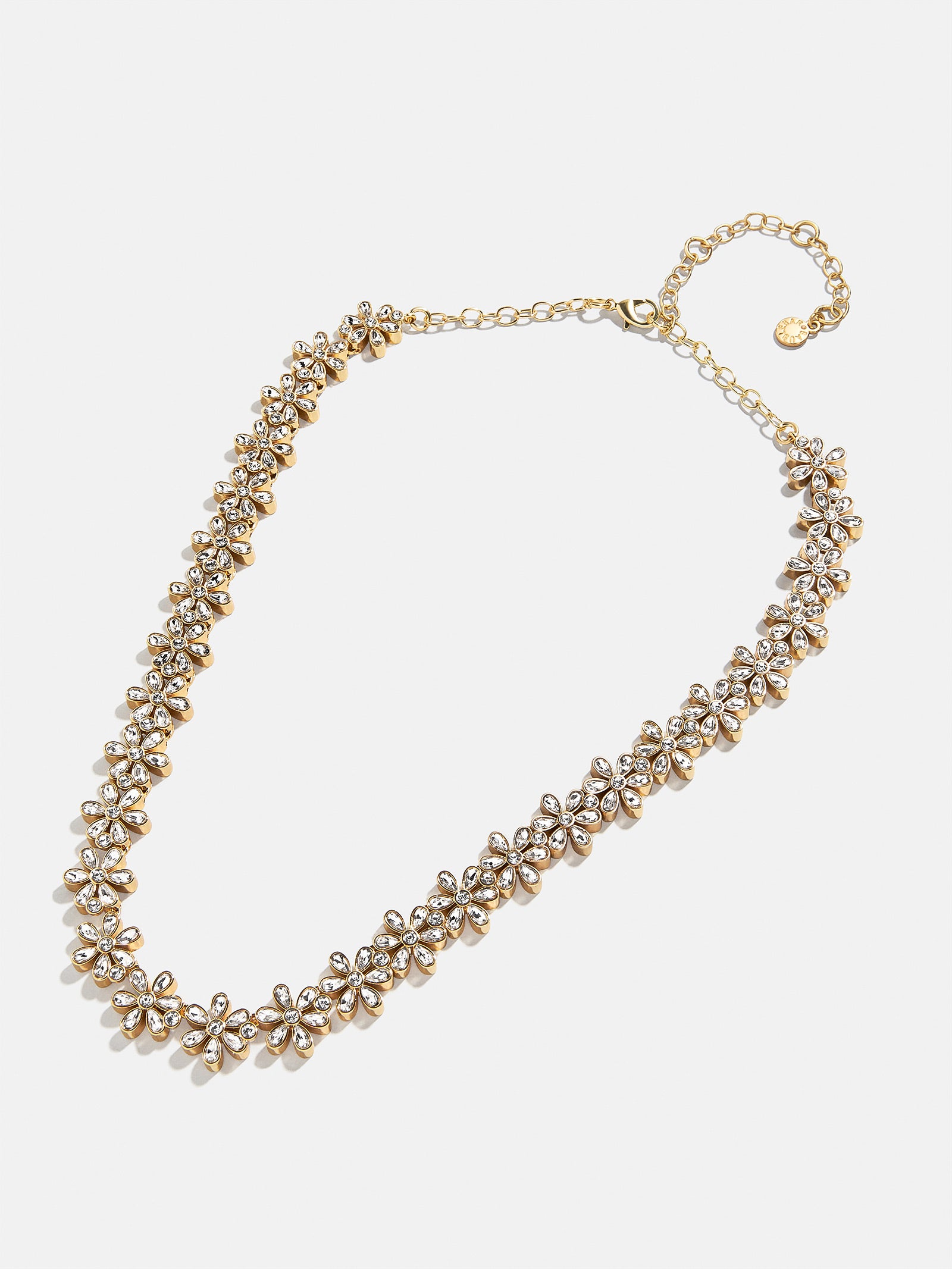 Flora Tennis Necklace - Gold/Pav?? - Image 3