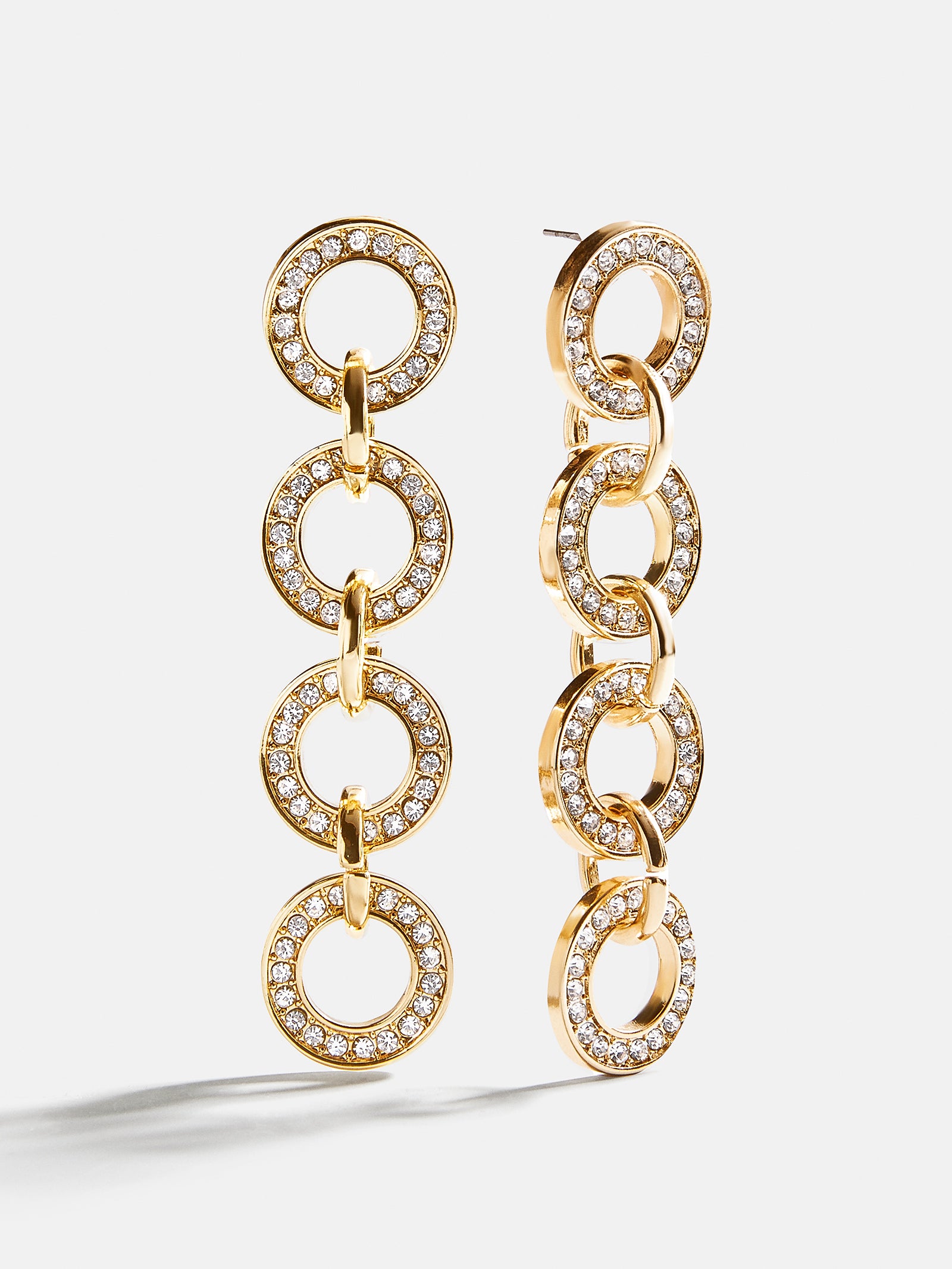 Dominique Statement Earrings - Gold/Pav??