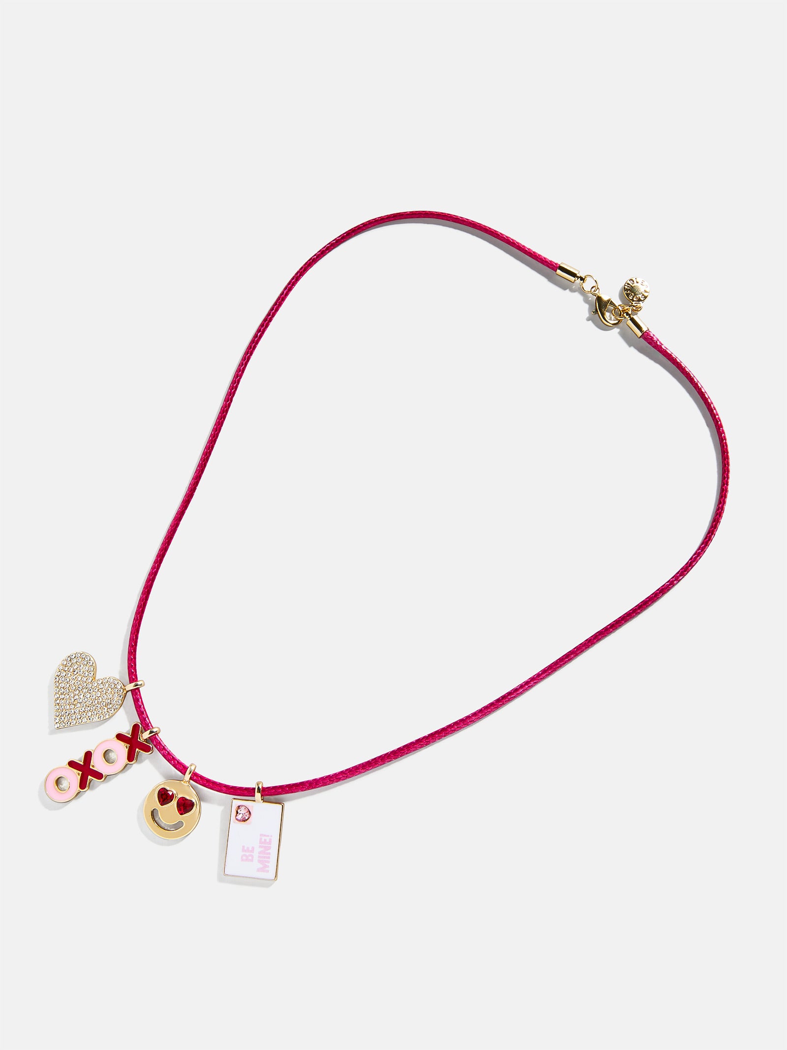 Kids' Heartfelt Charm Necklace - Pink - Image 3