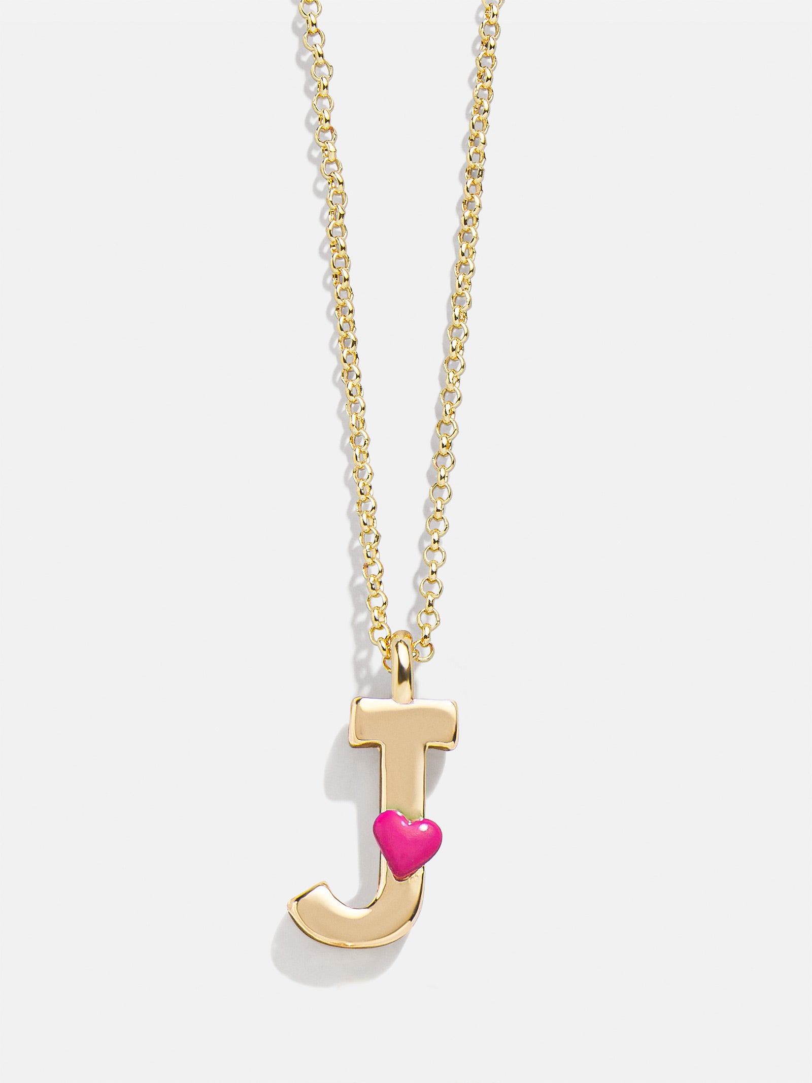 Kids' Heart Initial Necklace - Gold - Image 12