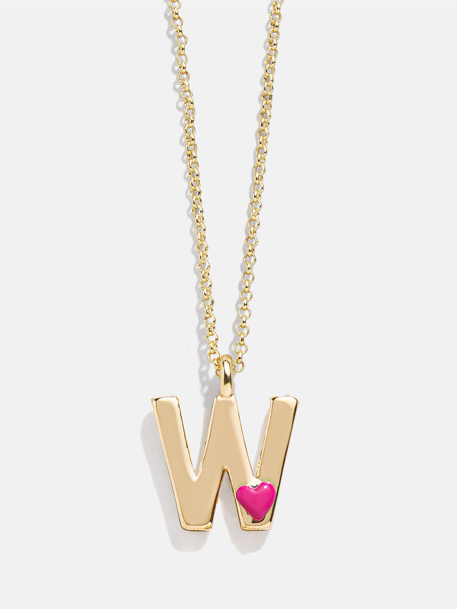 Kids' Heart Initial Necklace - Gold - Image 23